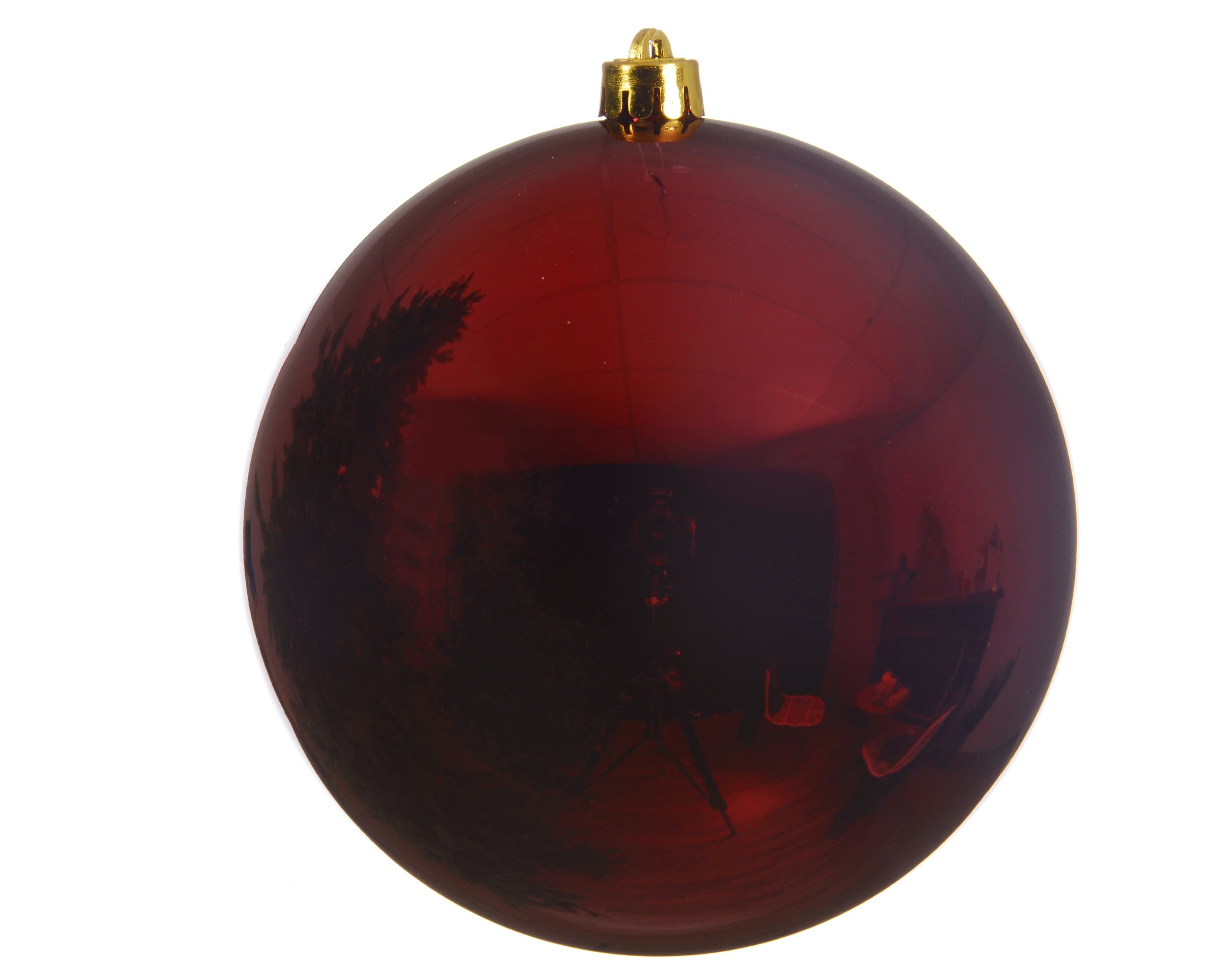 Decoris XL Kunststoff Weihnachtskugel Ø14cm