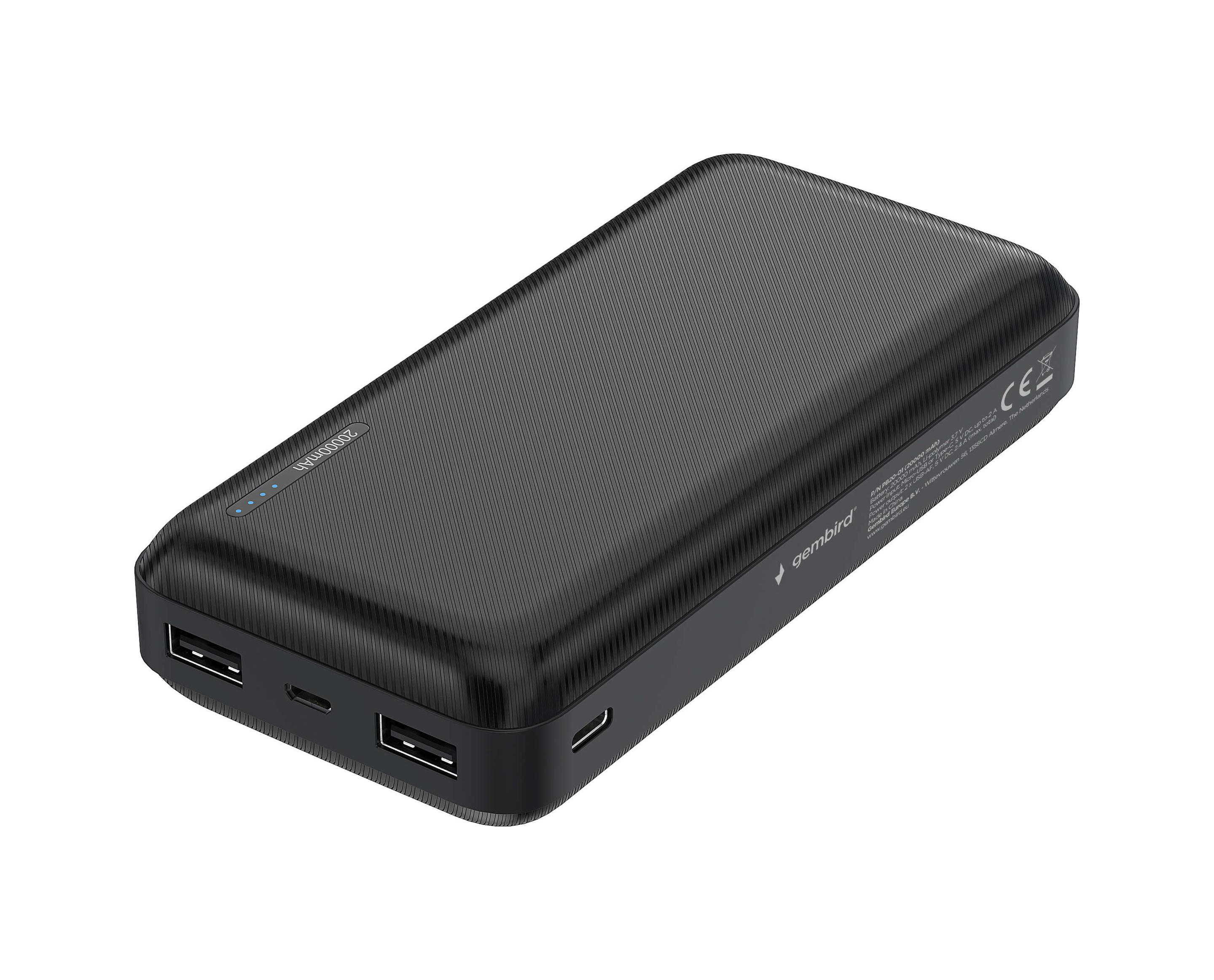 Powerbank 20000 mAh Schwarz
