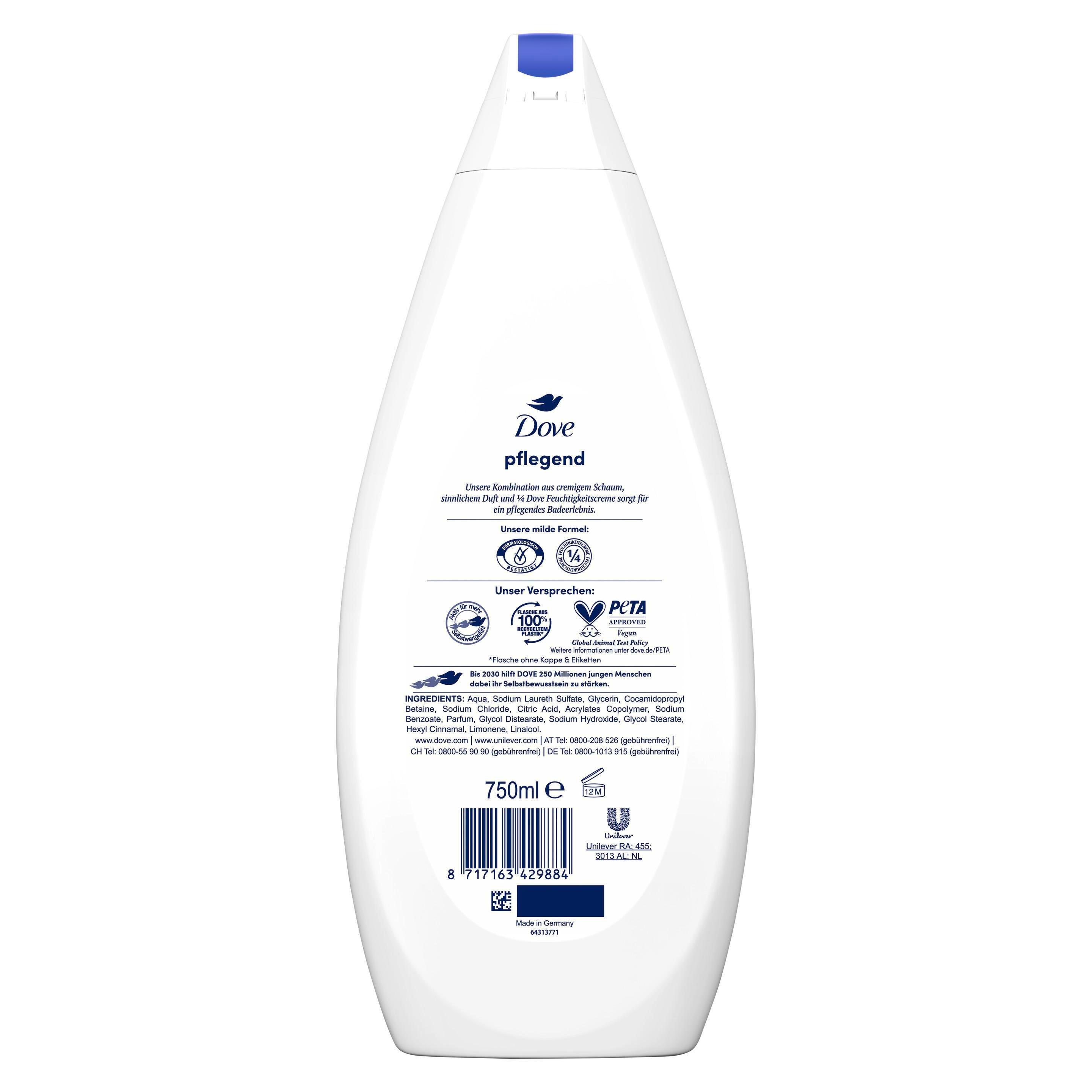 Produktbild Dove Cremebad für trockene Haut Reichhaltige Pflege 750 ml 2 von 6