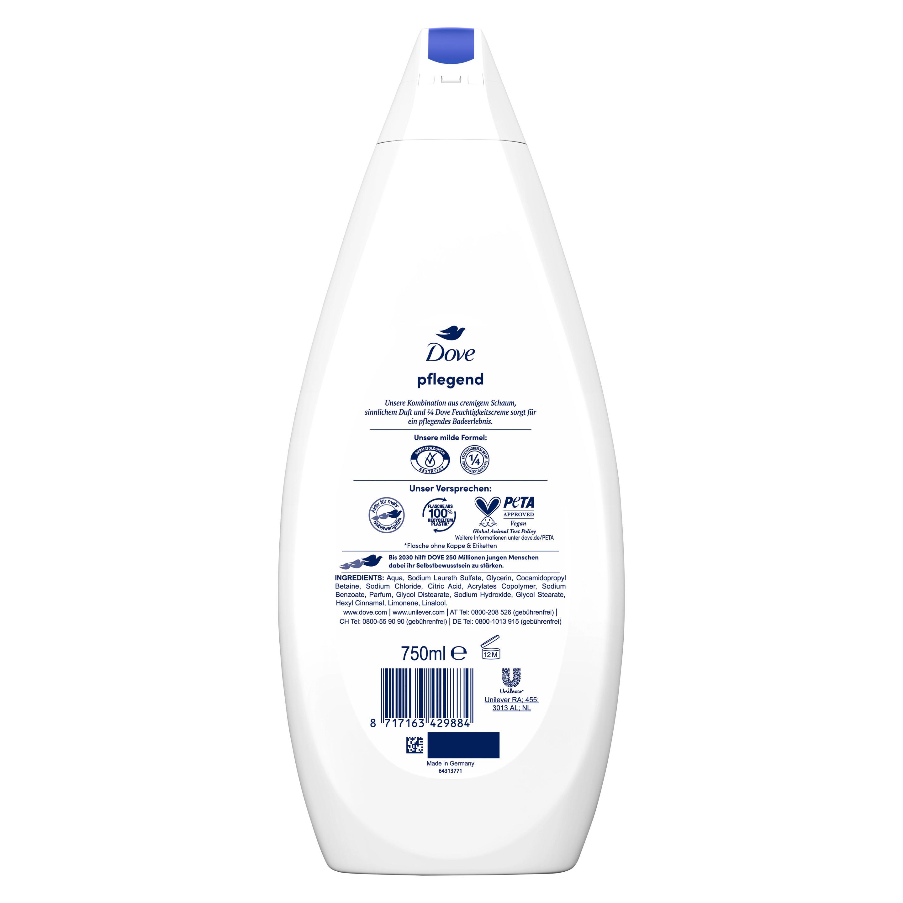Produktbild Dove Cremebad für trockene Haut Reichhaltige Pflege 750 ml 3 von 6