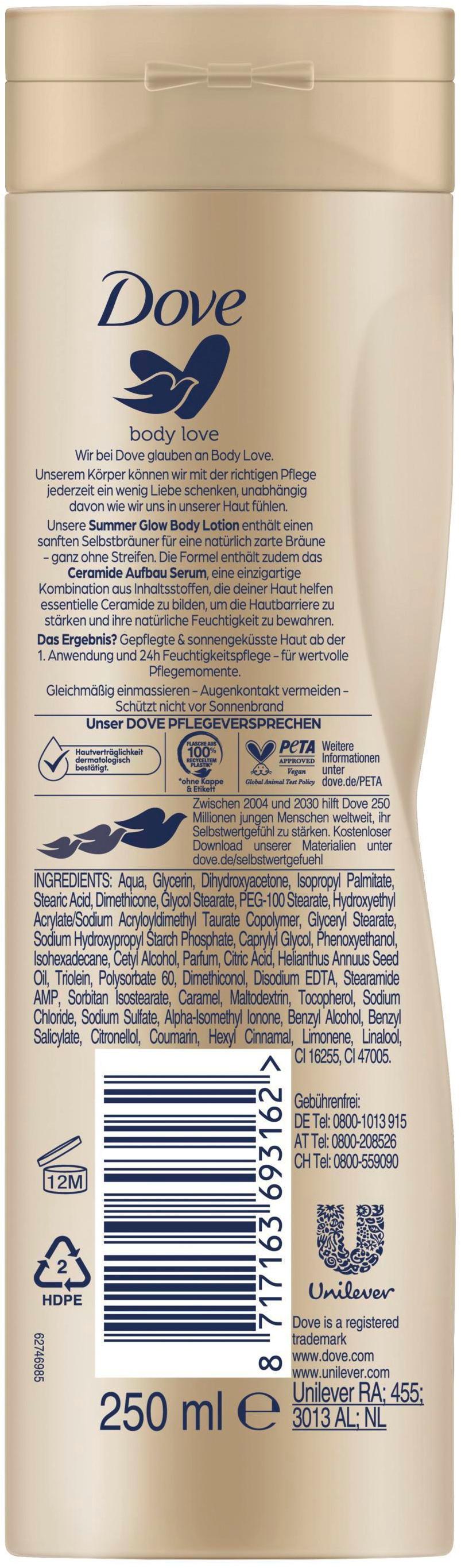 Produktbild Dove Body Love Summer Glow Body Lotion 2 von 6