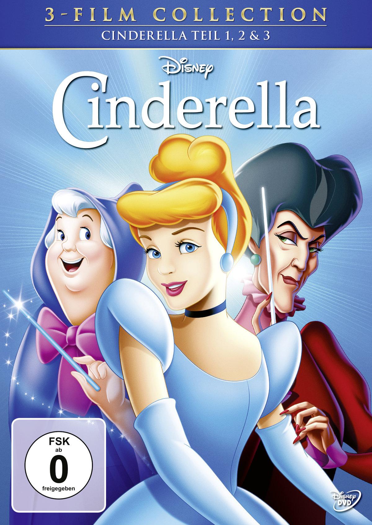 Cinderella - Dreierpack (Disney Classics + 2.&3.Teil)  [3 DVDs]