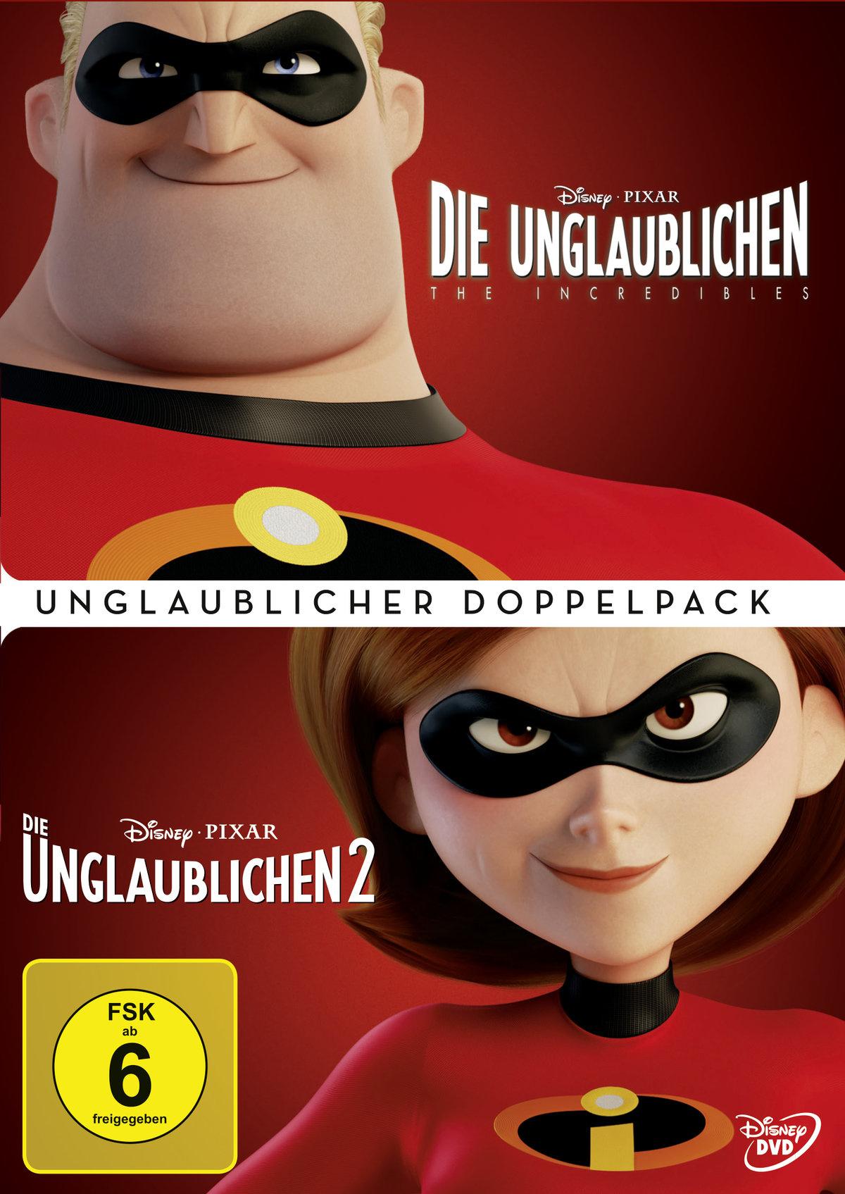 Die Unglaublichen 1+2  (Doppelpack)  [3 DVDs]