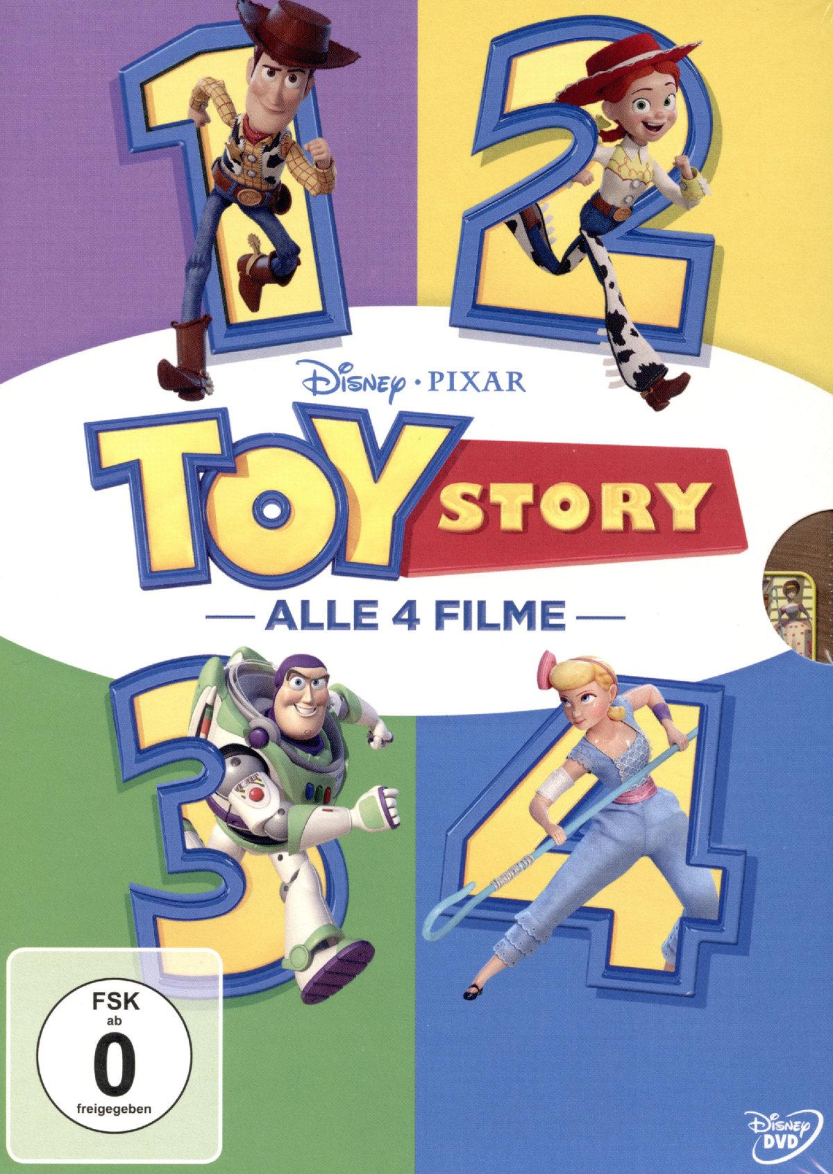 Toy Story 1-4  [4 DVDs]