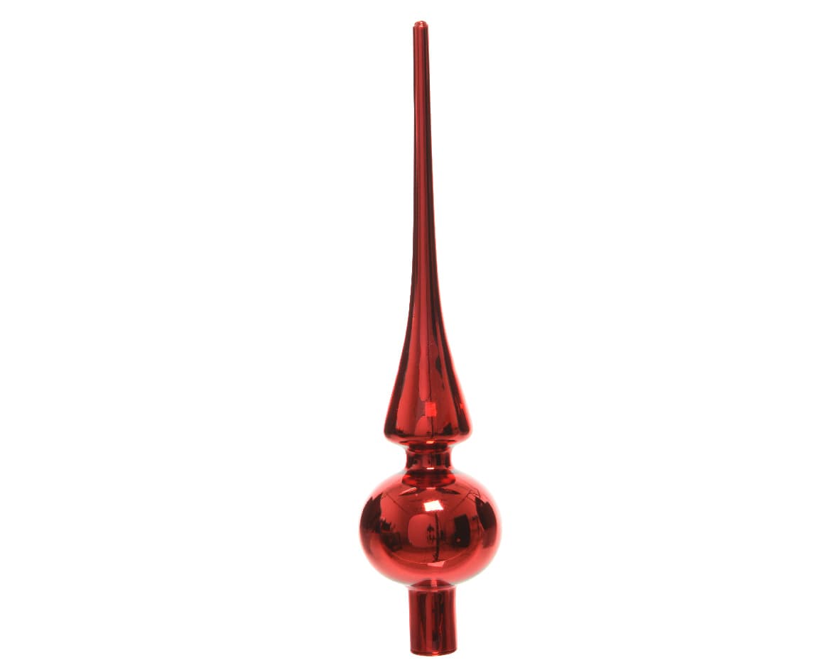 Decoris Christmas decoration Glasbaumspitze Glanz 26cm