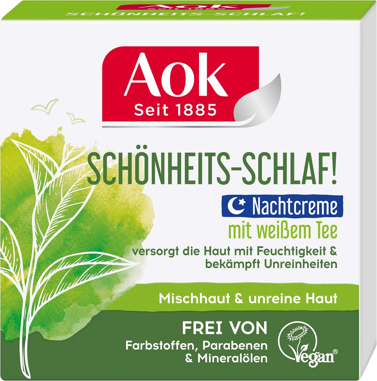 Aok Weisser Tee Nachtpflege