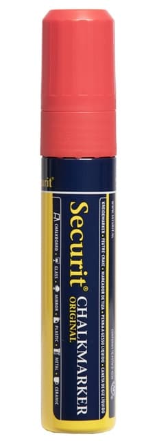 Securit Kreidemarker breit rot