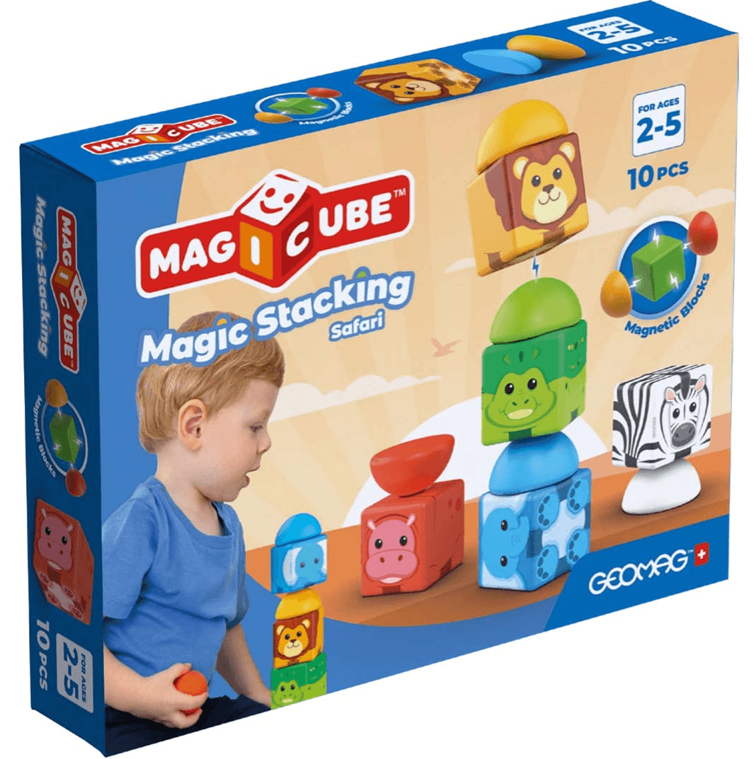 Geomag Magicube Blocks Stacking Safari 10