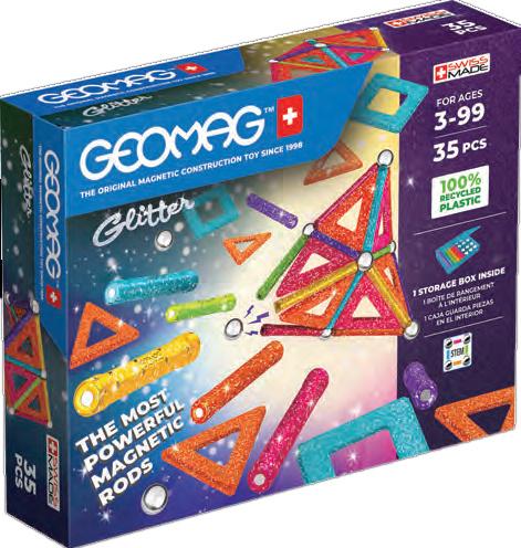 Geomag Glitter Recycled Panels 35 Stück