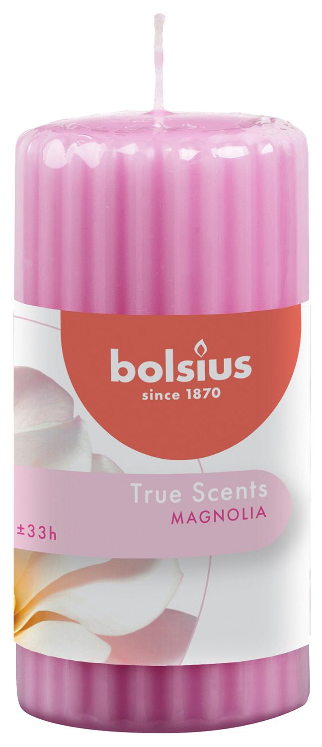 bolsius Duft-Stumpenkerze geriffelt True Scents 12cm