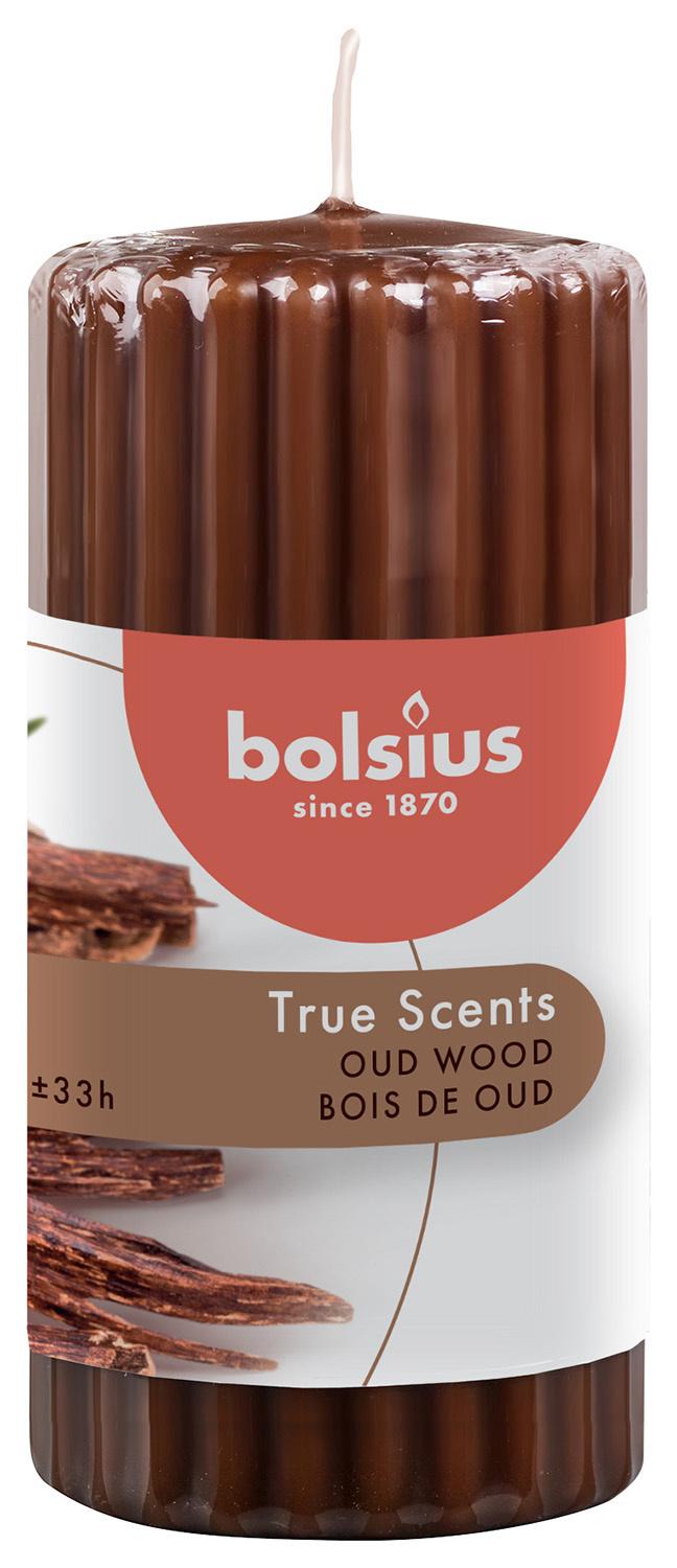 bolsius Duft-Stumpenkerze geriffelt True Scents 12cm