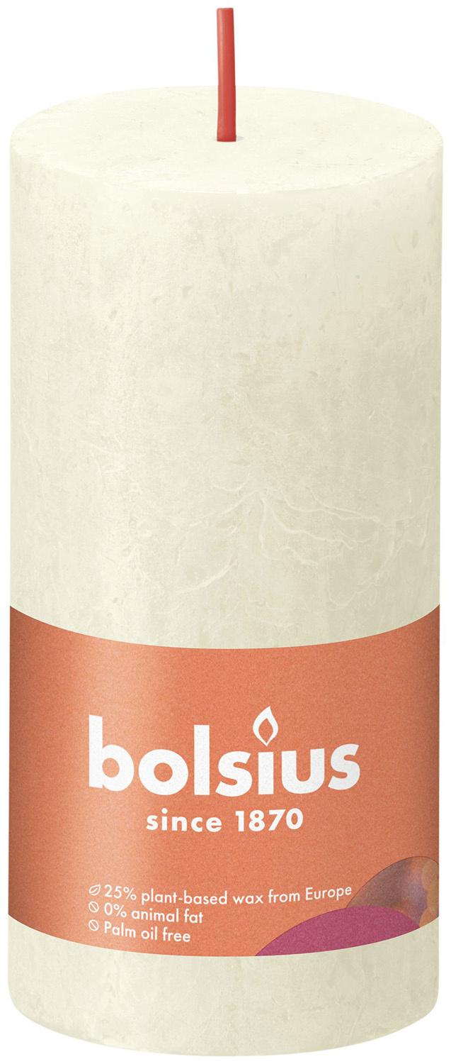 bolsius Rustikkerze Shine Naturwax 10/5cm