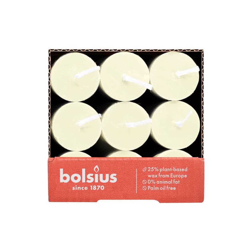 Produktbild bolsius Rustik Stabkerzen Weiche Perle 9er Pack 2 von 2