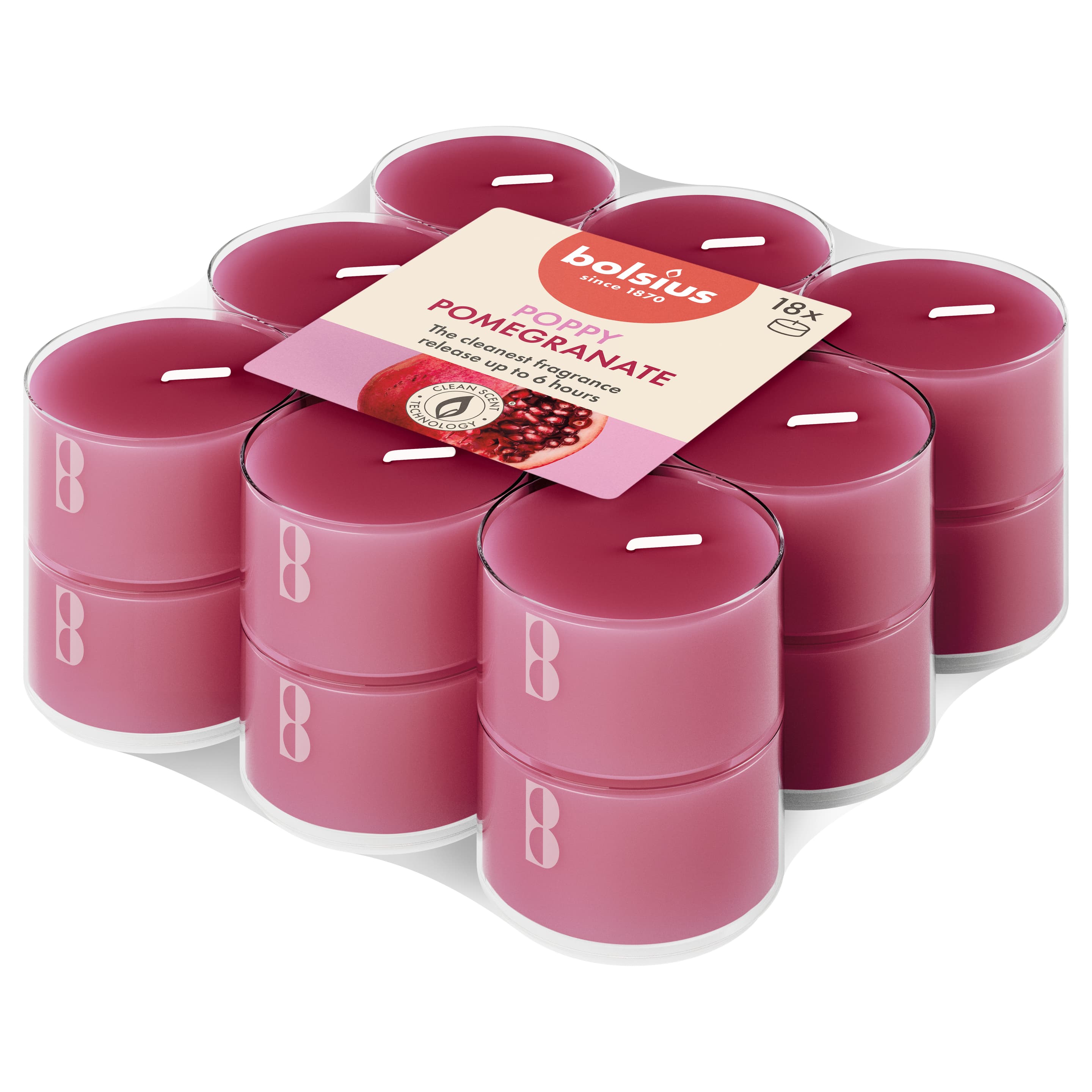bolsius Duftteelichter True Scents 6h 18er Pack