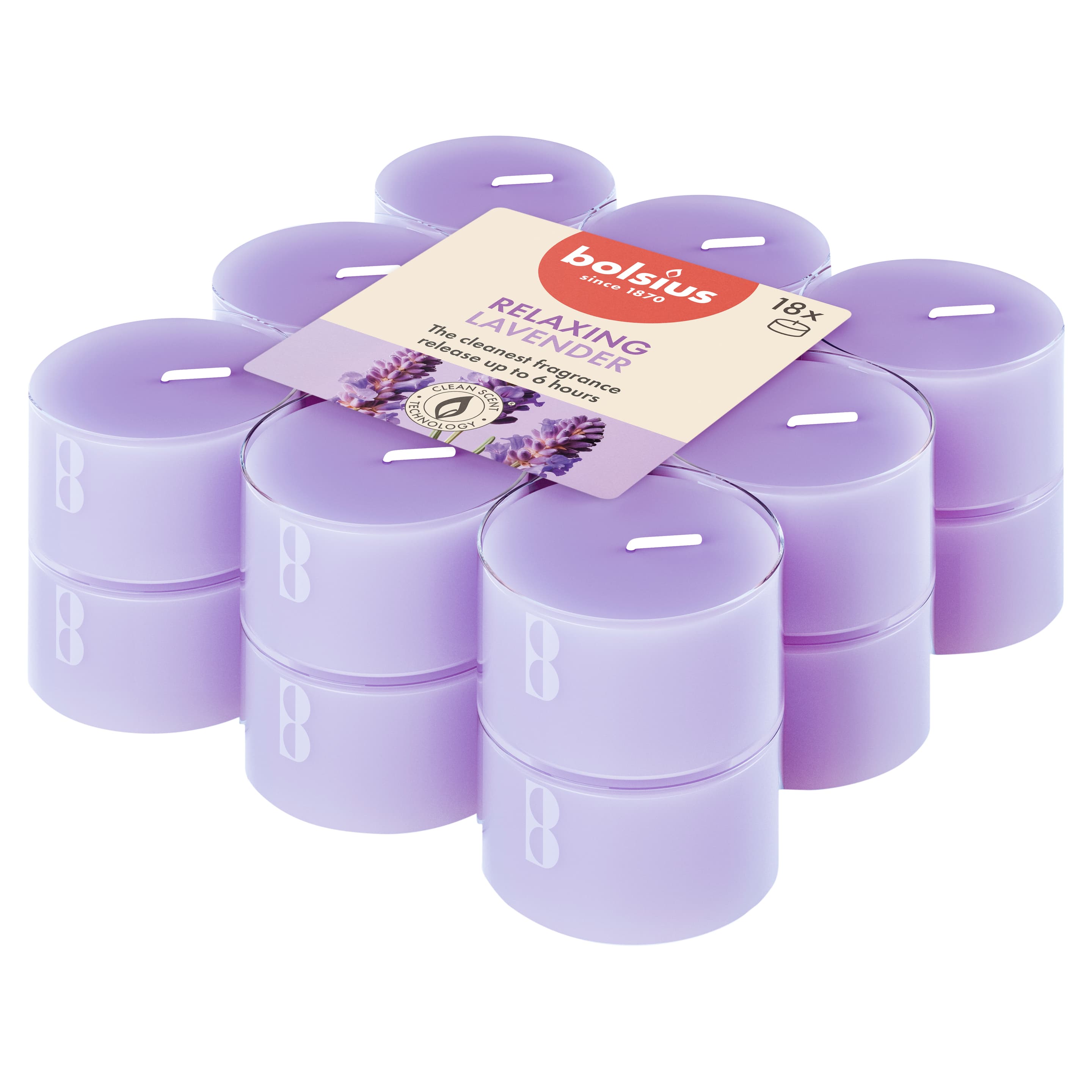 bolsius Duftteelichter True Scents 6h 18er Pack