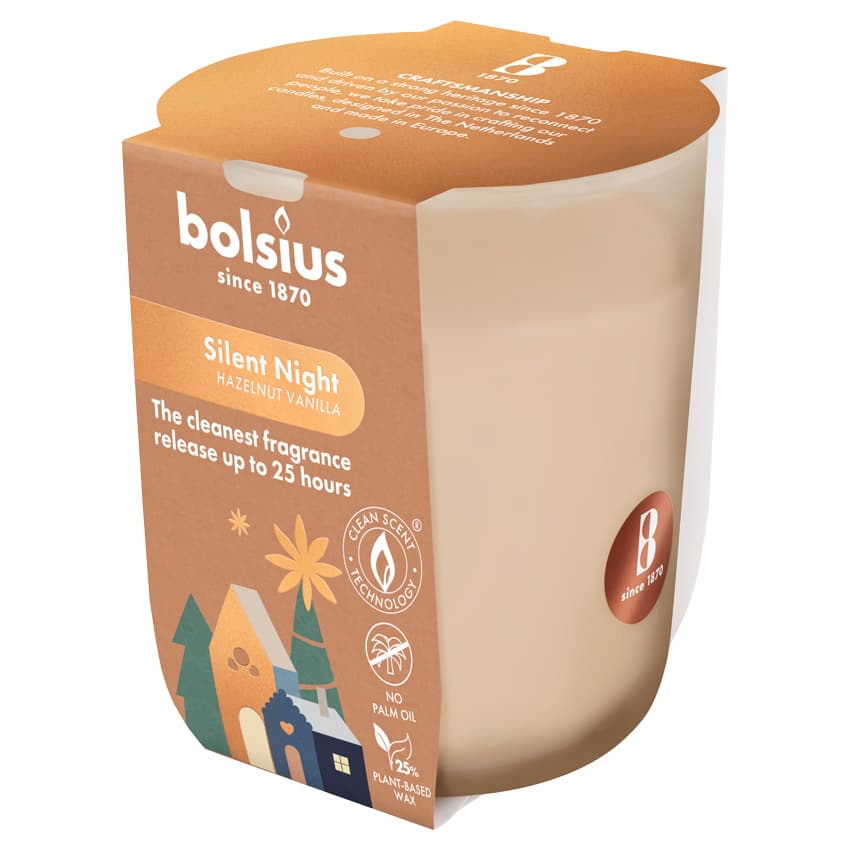 Produktbild bolsius True Glow Duftglas Silent Night klein 2 von 4
