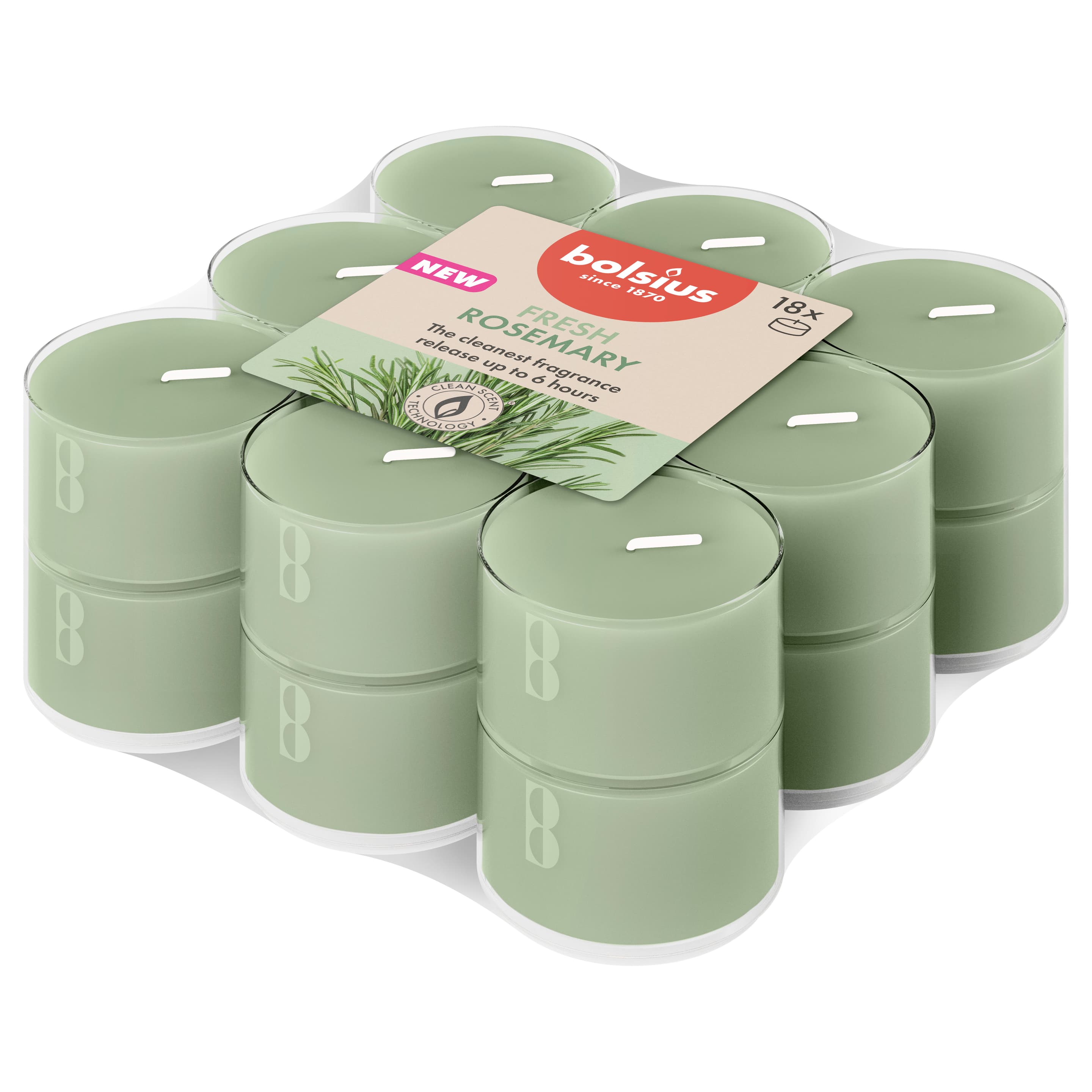 bolsius Duftteelichter True Scents 6h 18er Pack