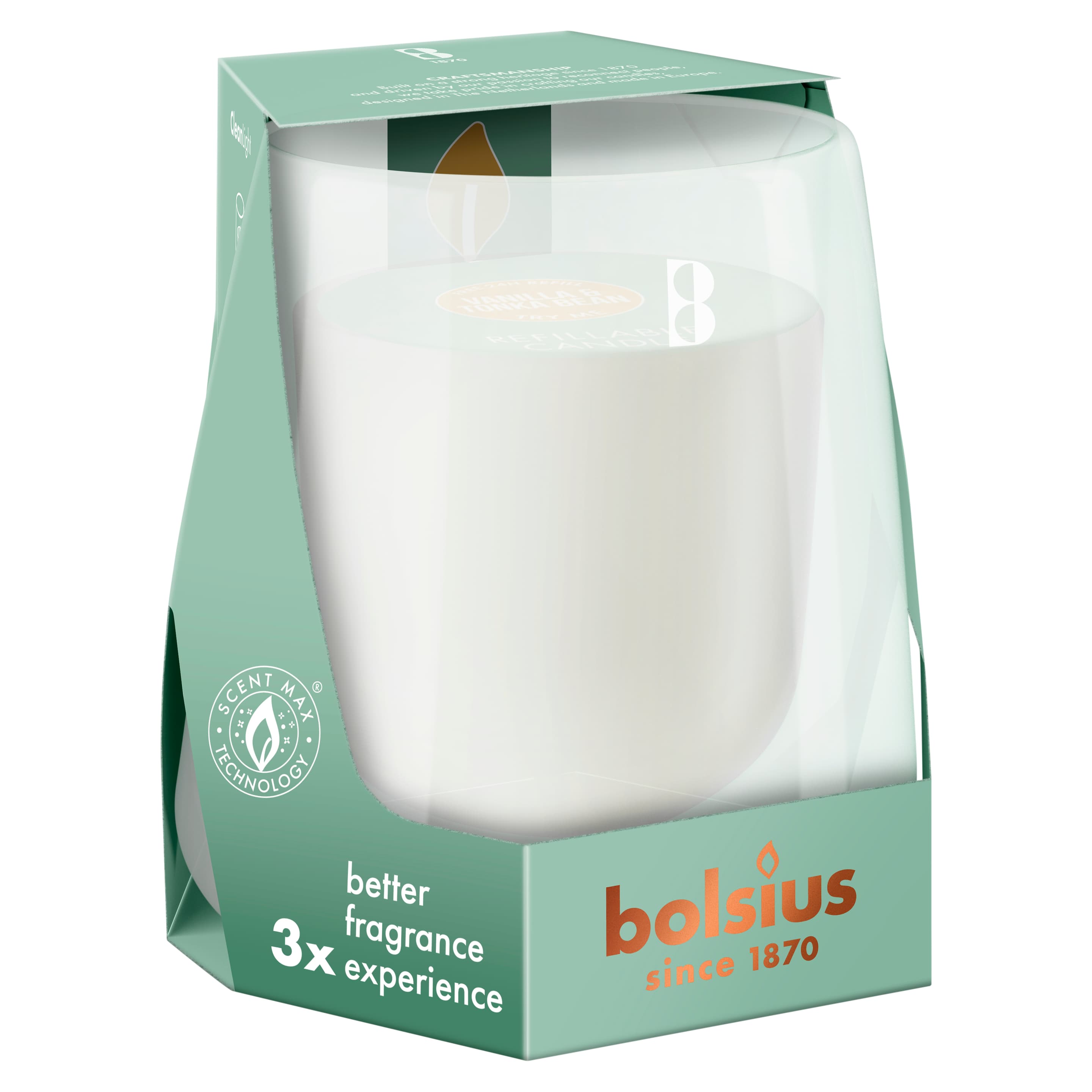 bolsius CleanLight Starterkit Vanille & Tonkabohne