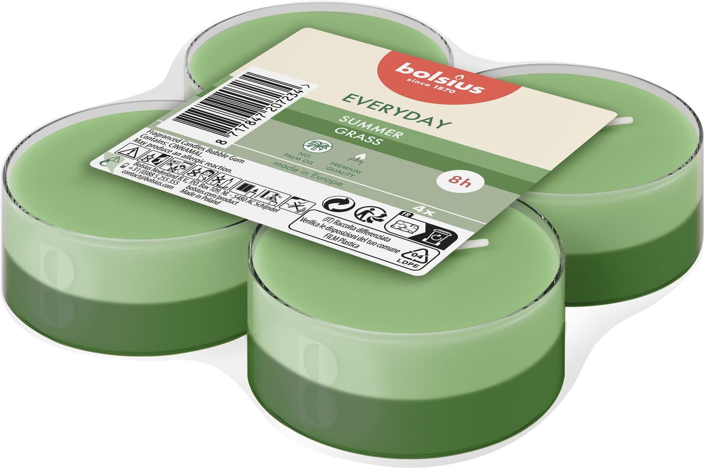 bolsius Everyday Duftteelichter 4er Pack