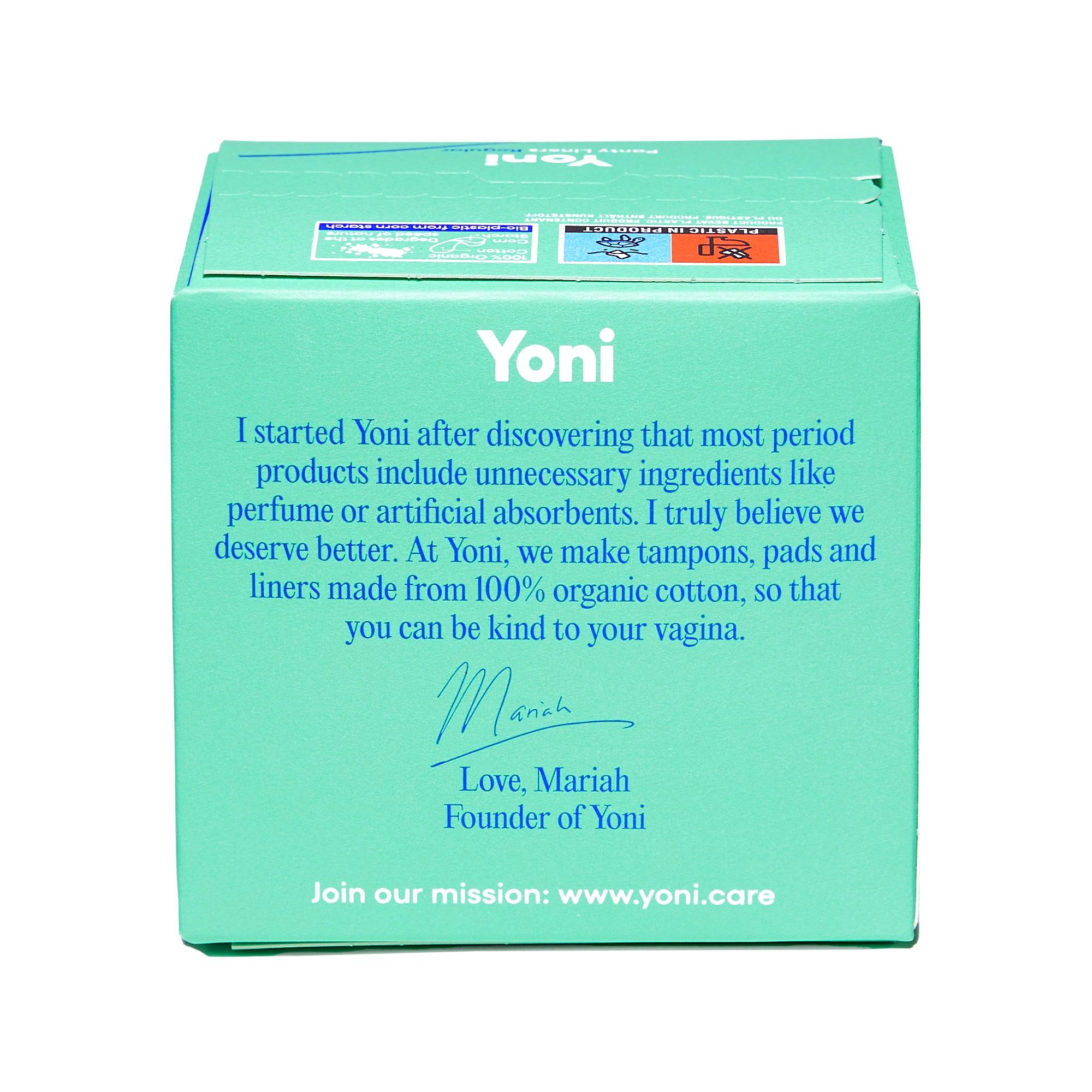 Produktbild YONI Slipeinlagen normal 100% Bio Baumwolle 2 von 5