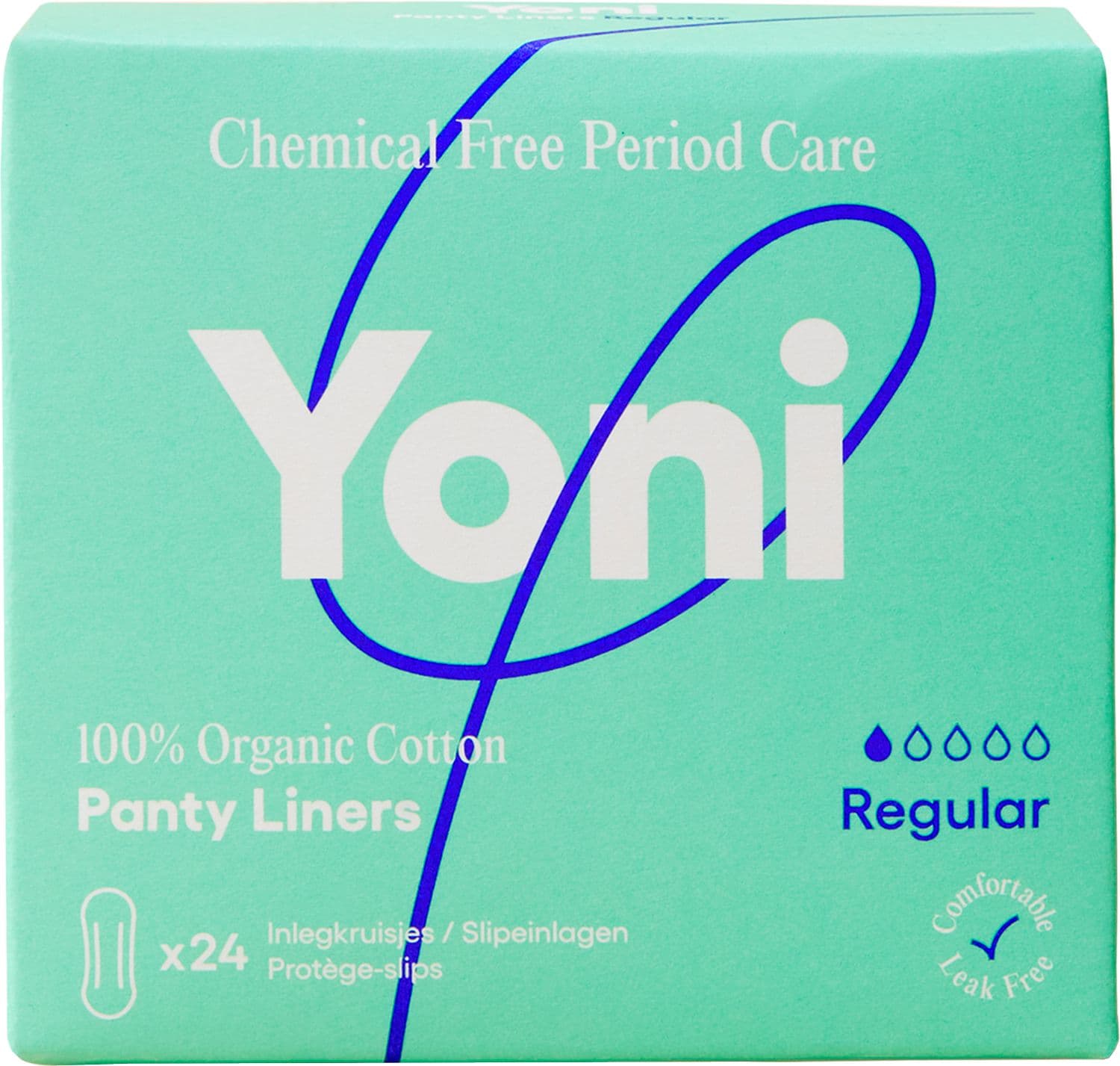 YONI 100% Bio Baumwolle Slipeinlagen normal