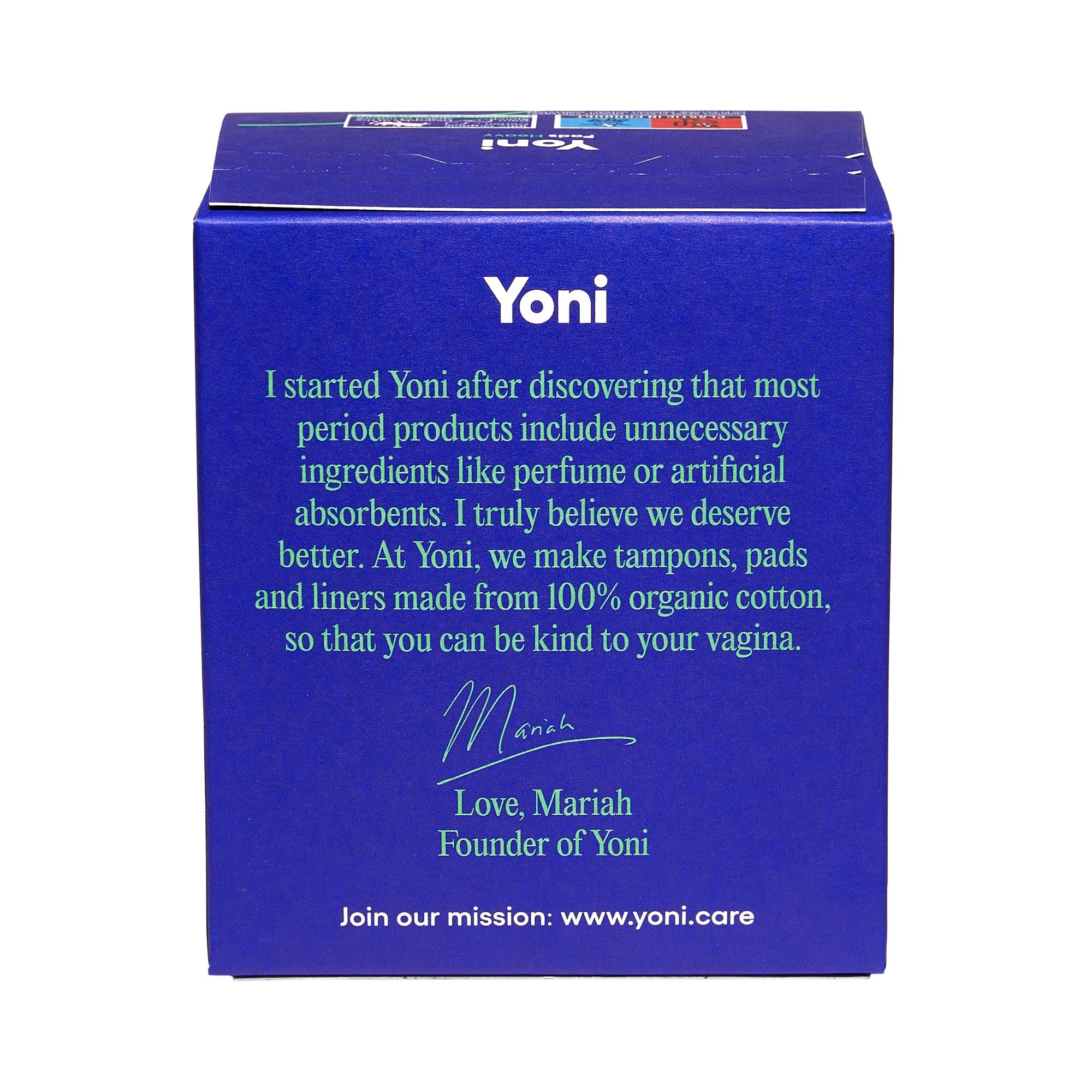 Produktbild YONI Binden Maxi mit Flügeln 100% Bio Baumwolle 2 von 4