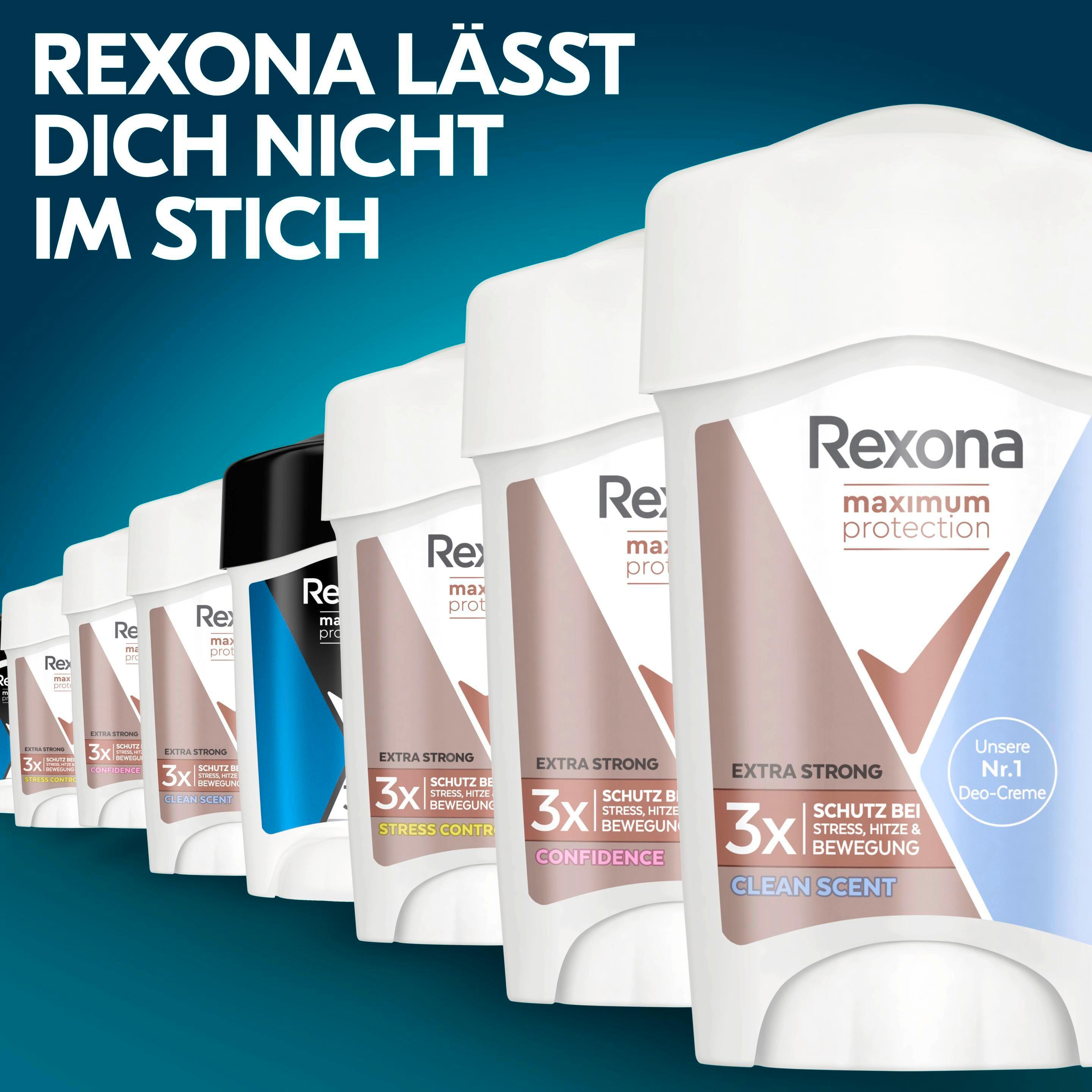 Produktbild Rexona Maximum Protection Deocreme Clean Scent 4 von 11