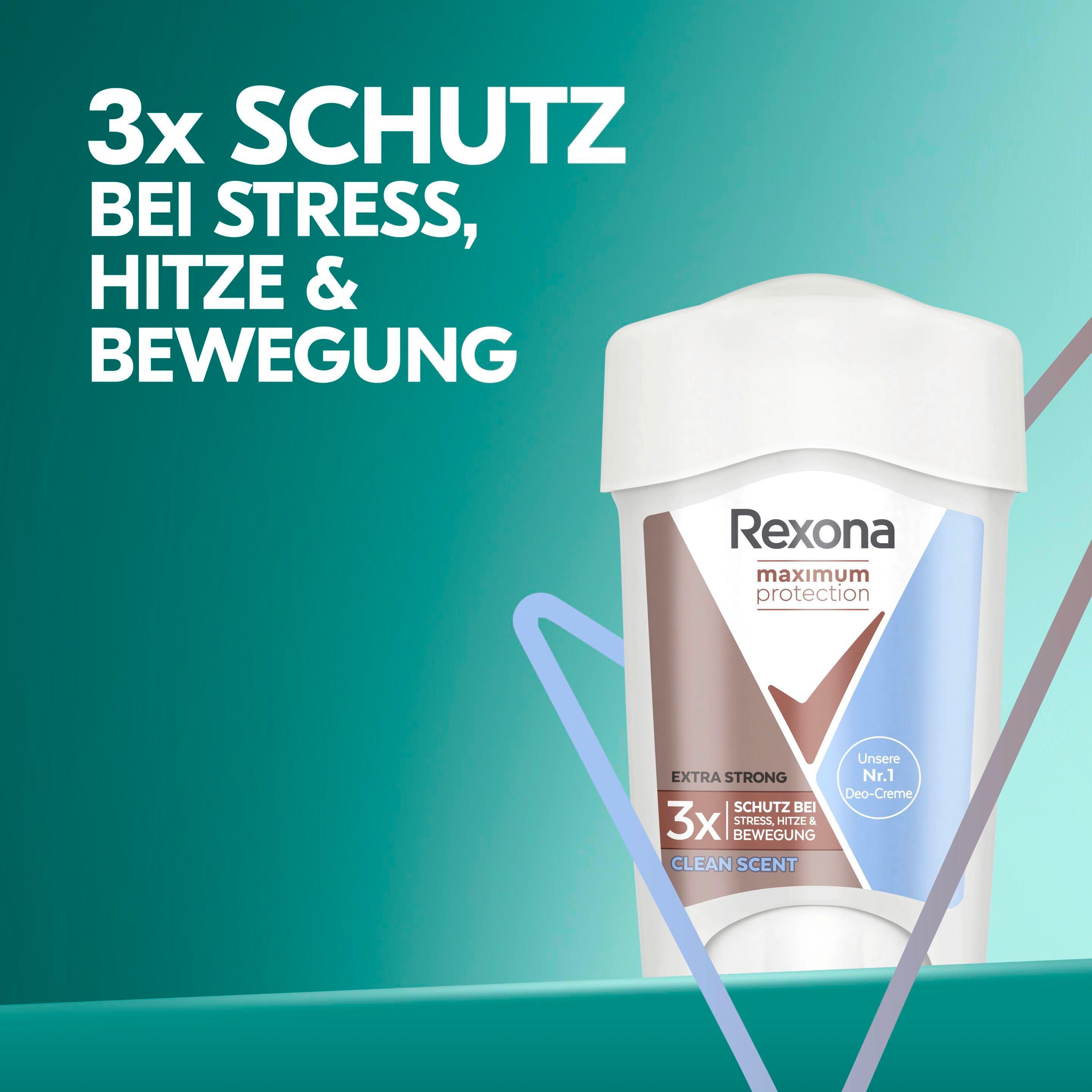 Produktbild Rexona Maximum Protection Deocreme Clean Scent 7 von 11