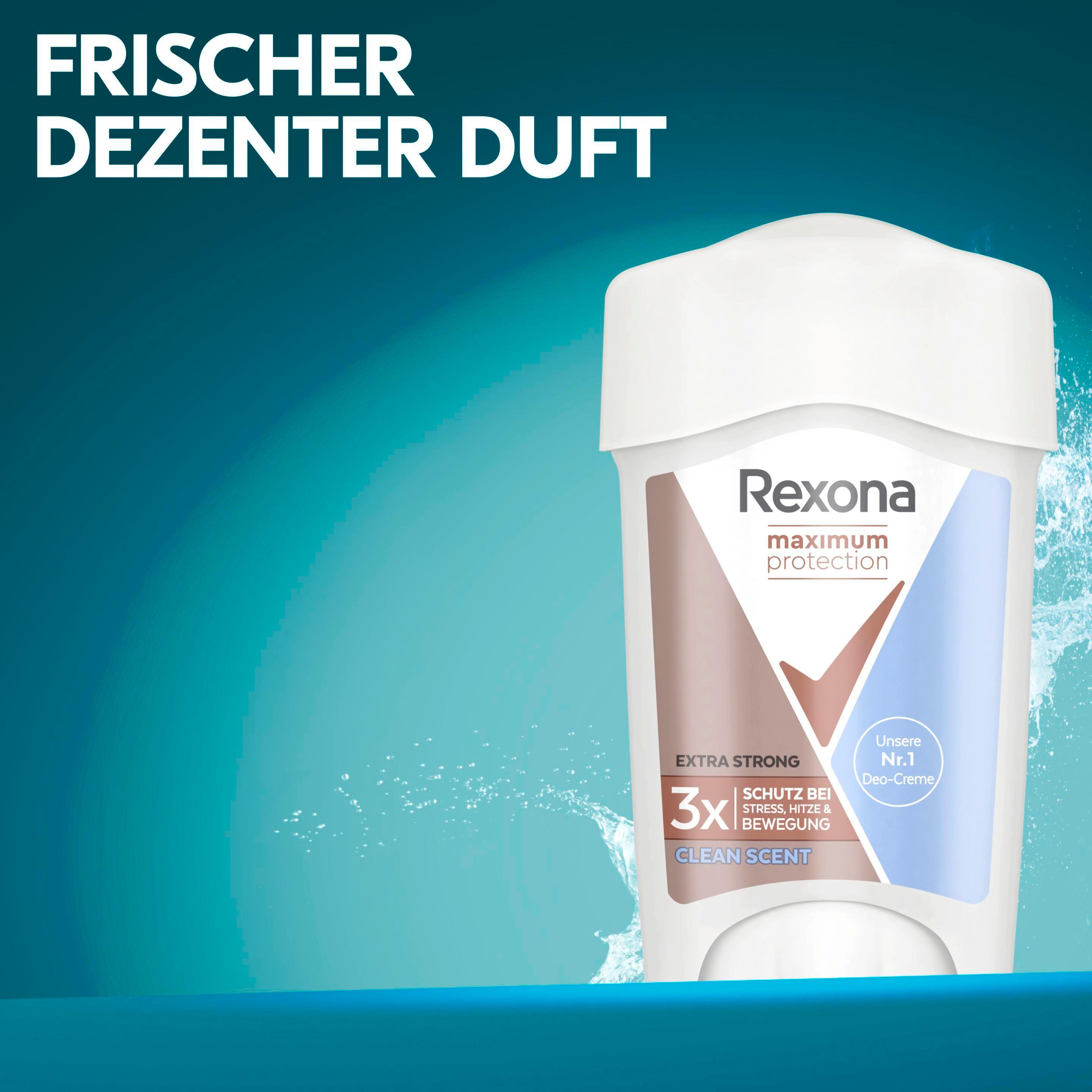 Produktbild Rexona Maximum Protection Deocreme Clean Scent 8 von 11