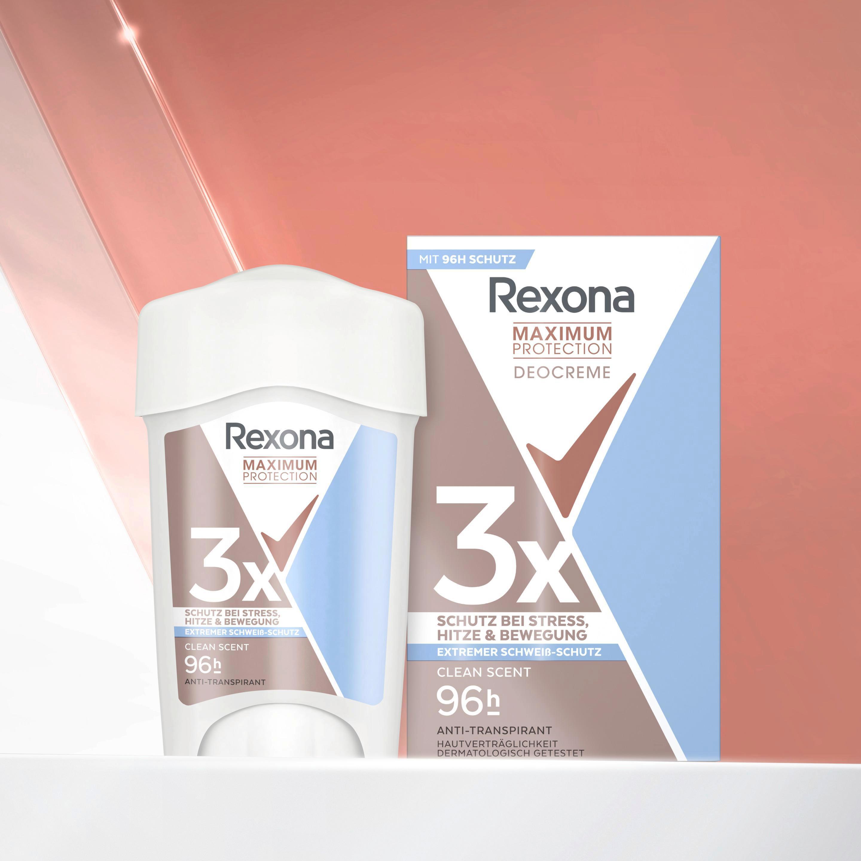 Produktbild Rexona Maximum Protection Deocreme Clean Scent 9 von 11