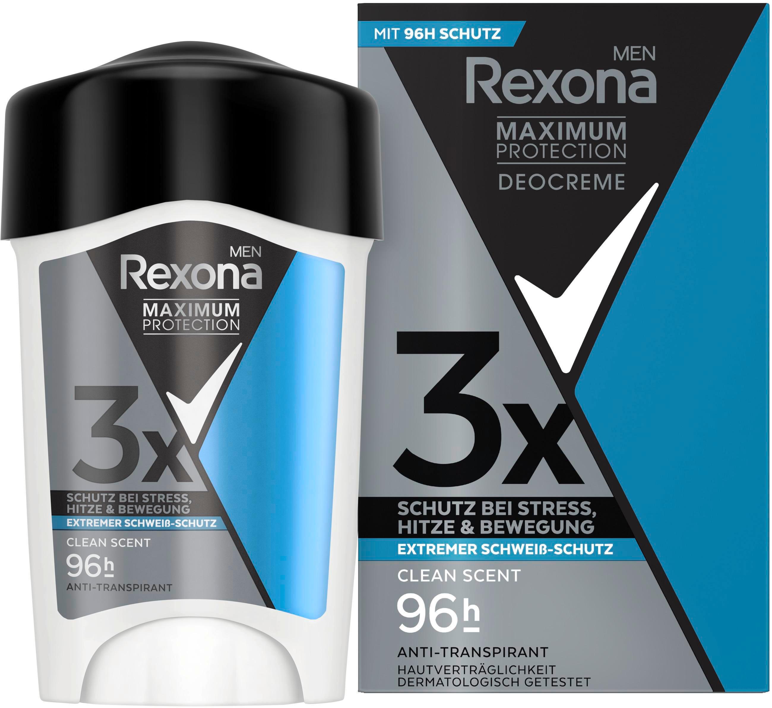 Produktbild Rexona Maximum Protection Men Deo Cremestick Anti-Transpirant Clean Scent 9 von 14