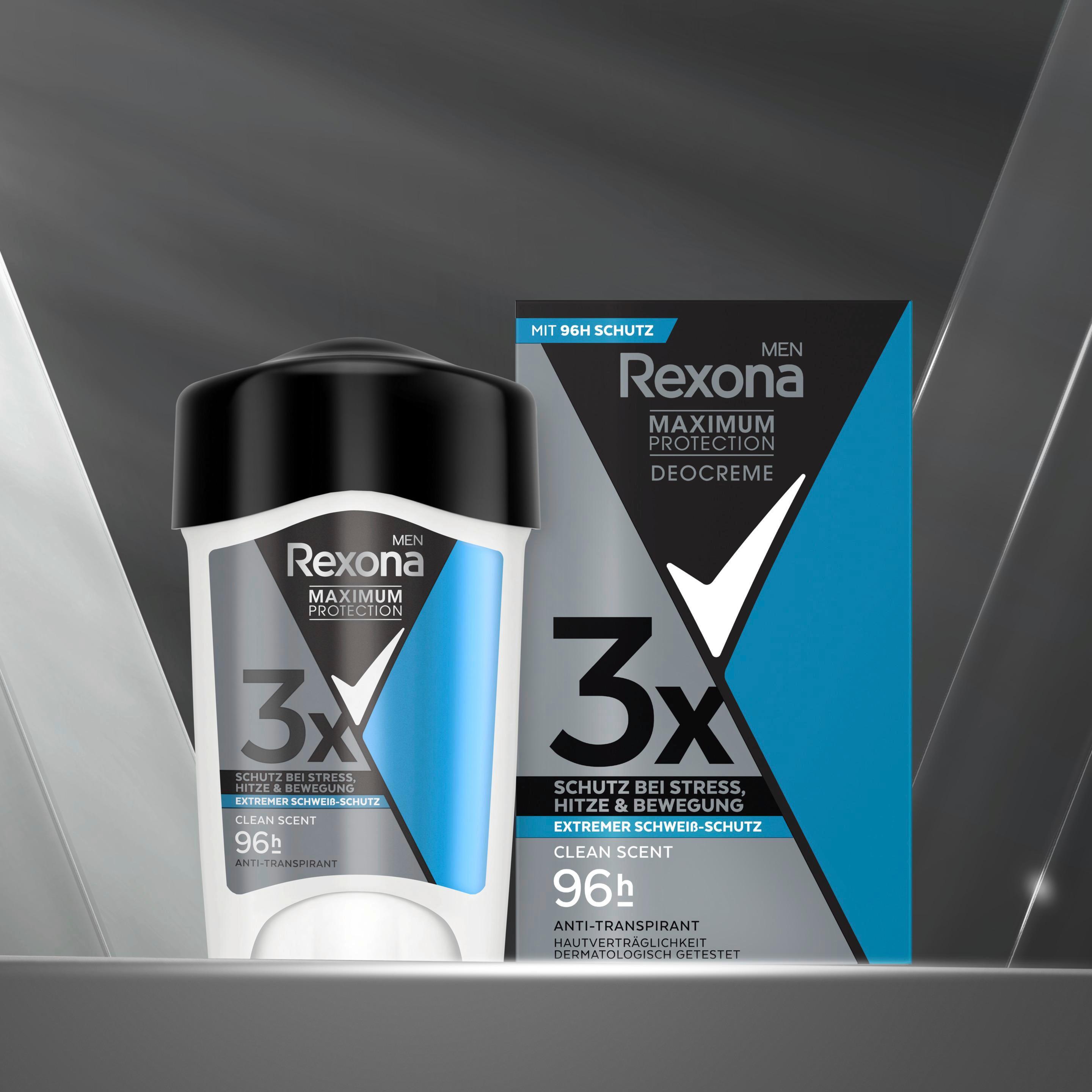 Produktbild Rexona Maximum Protection Men Deo Cremestick Anti-Transpirant Clean Scent 5 von 14
