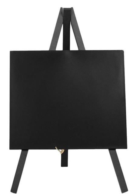 Produktbild Securit Tisch-Kreidetafel Mini Staffelei schwarz inklusive Kreidemarker 2 von 3