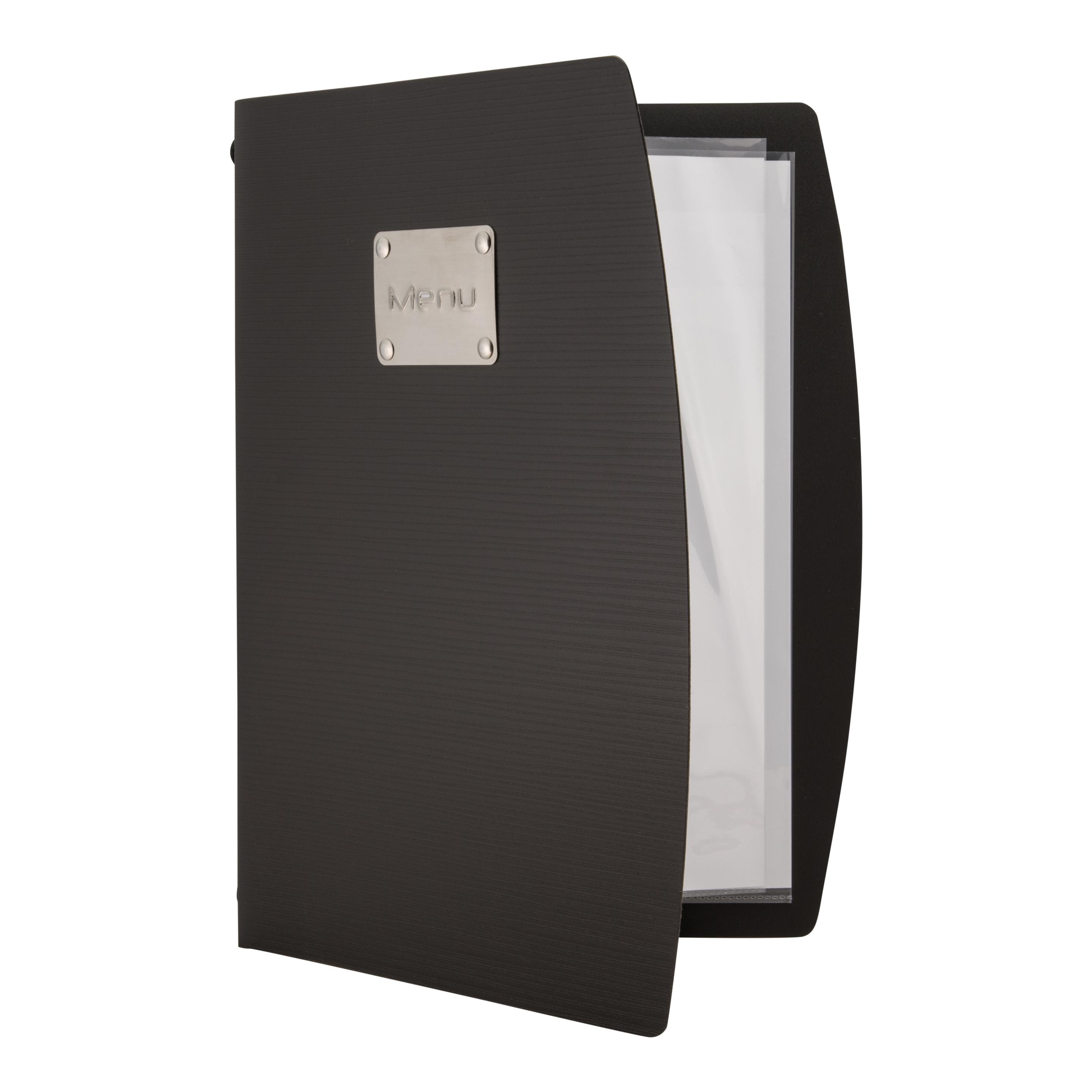 Produktbild Securit® RIO MENU Karte, Speisekarte  DIN A4, schwarz 4 von 6
