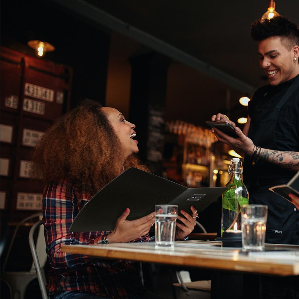 Produktbild Securit® RIO MENU Karte, Speisekarte  DIN A4, schwarz 3 von 6