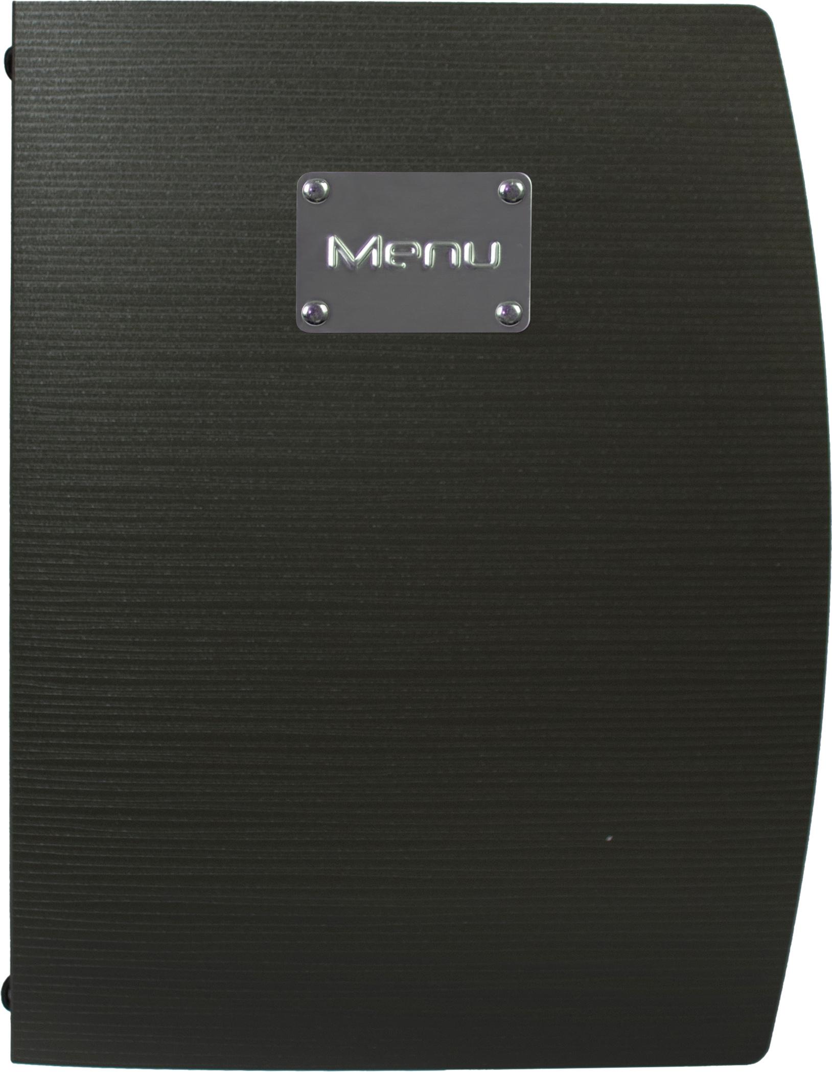 Securit® RIO MENU Karte, Speisekarte  DIN A4, schwarz