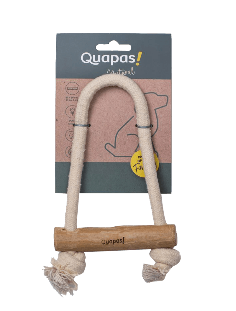 Quapas Hundespielzeug Kaffeeholz Pull