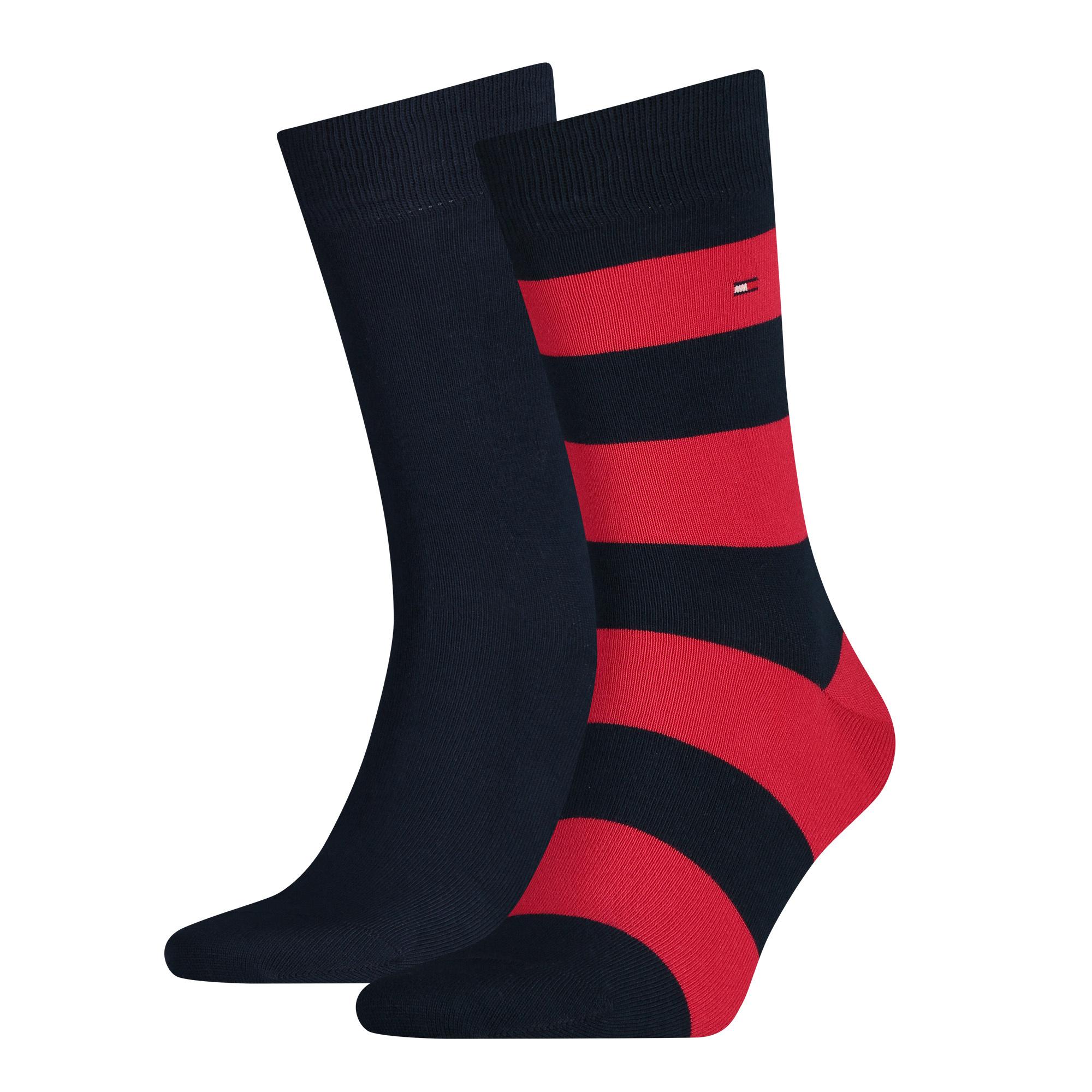 TOMMY HILFIGER Herren Socken Rugby 2er Pack
