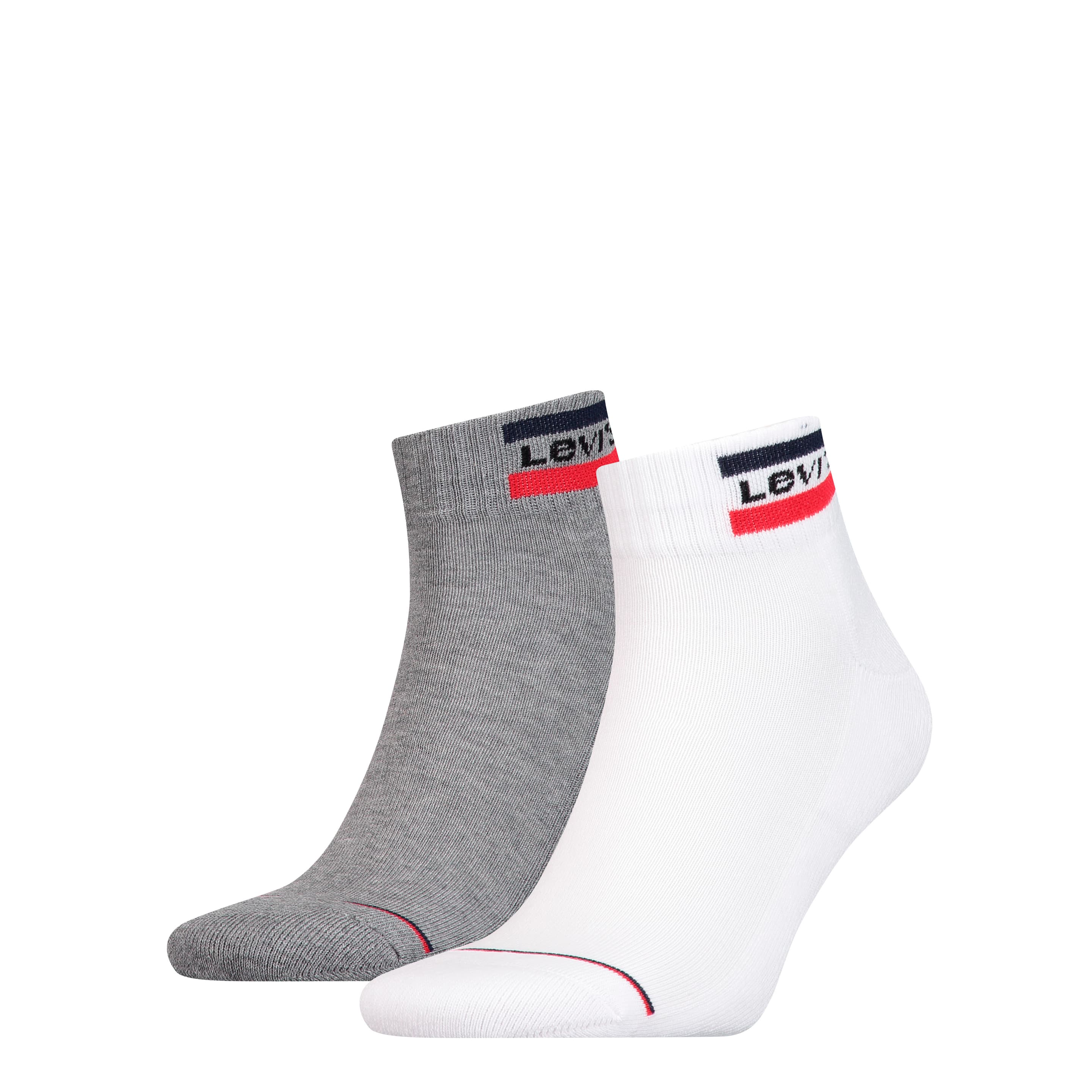 Levis Unisex Sportsocken Kurzschaft 2er Pack