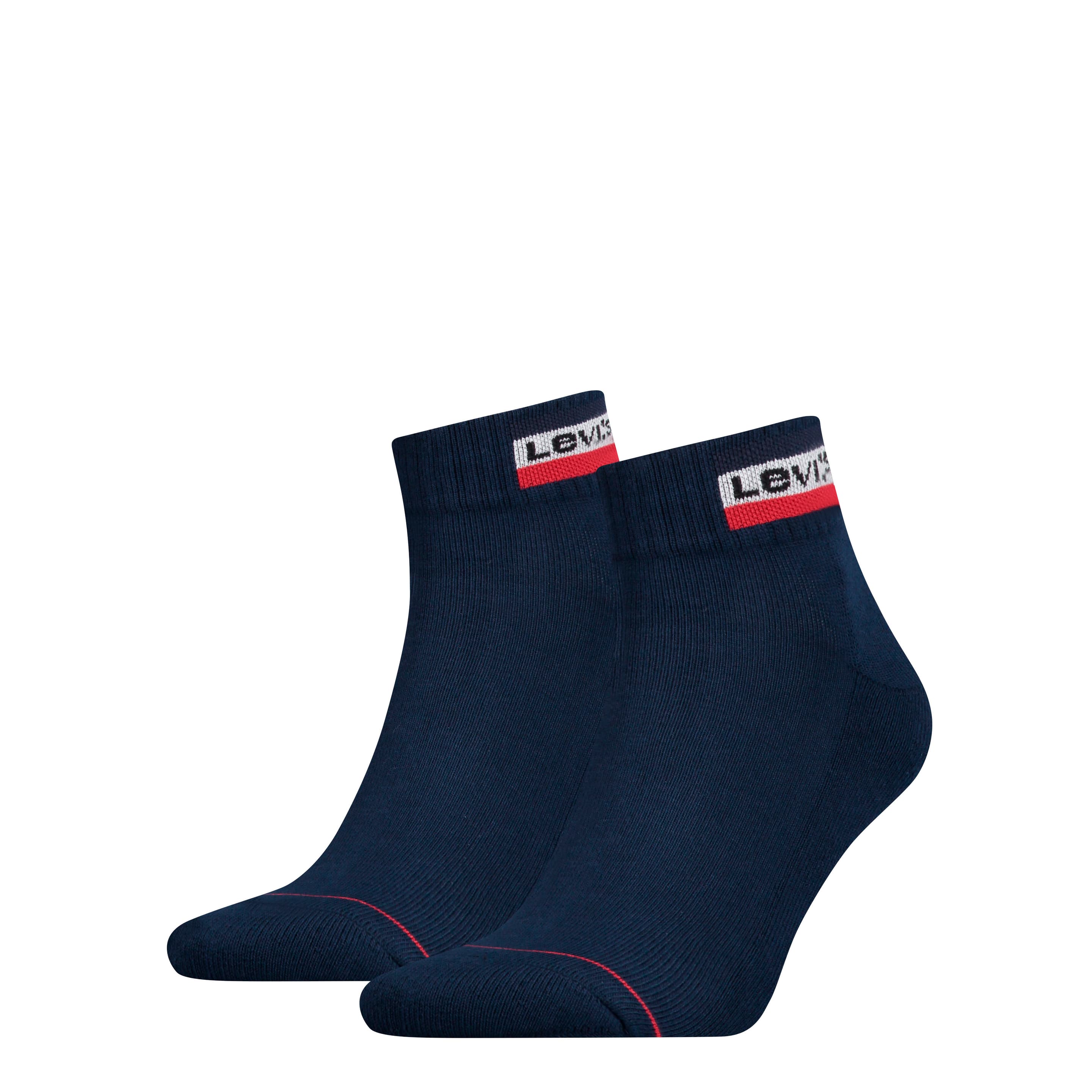 Levis Unisex Sportsocken Kurzschaft 2er Pack