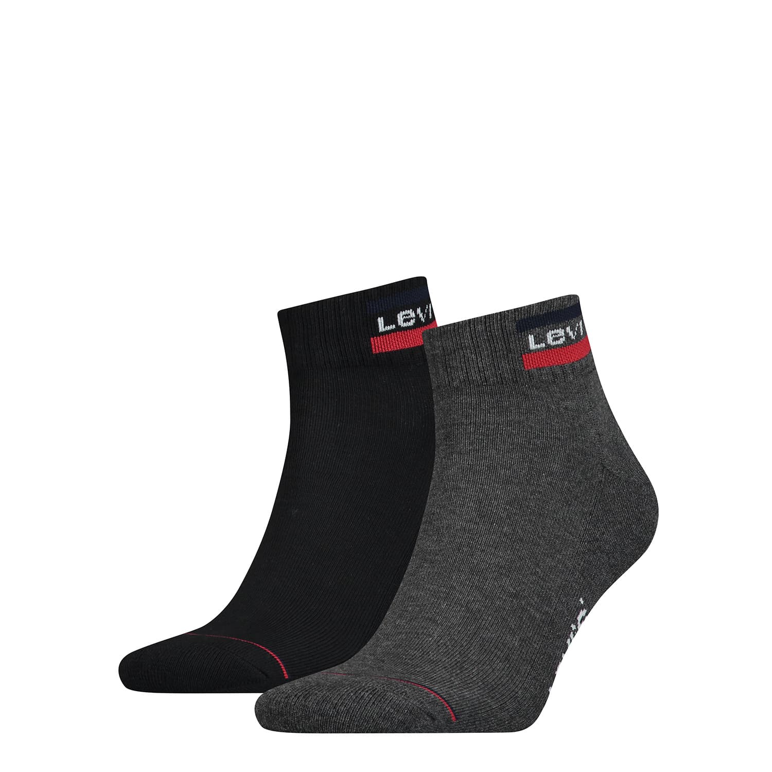 Levis Unisex Sportsocken Kurzschaft 2er Pack