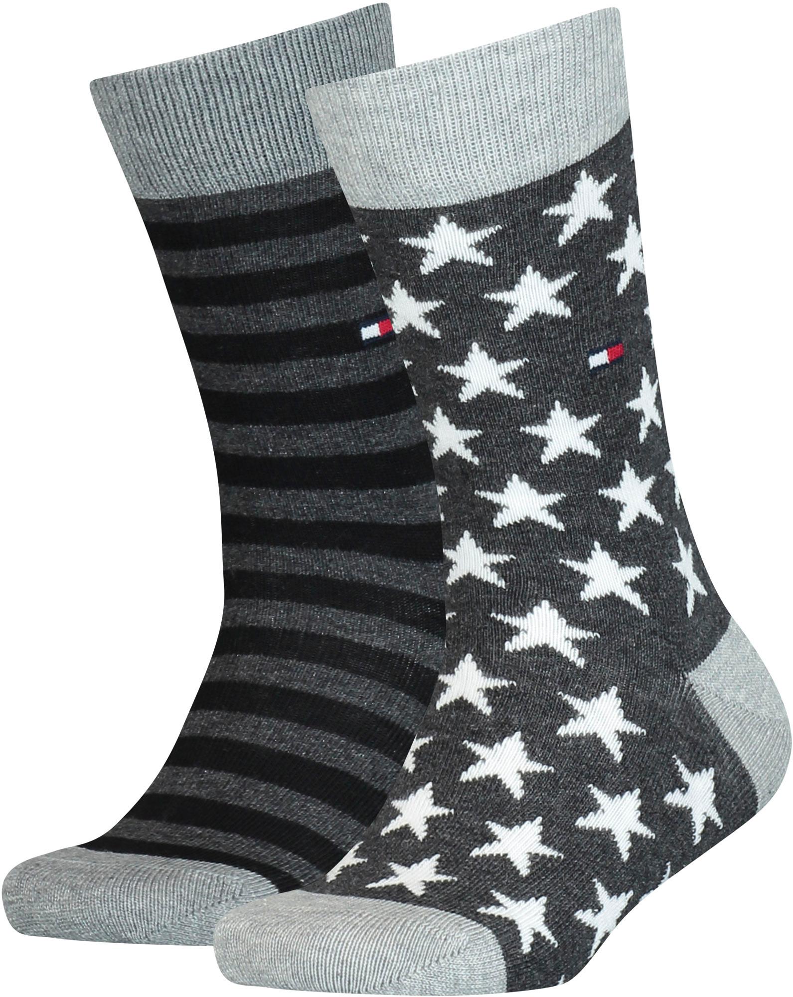 TOMMY HILFIGER Kinder Socken Stars And Stripes 2er Pack