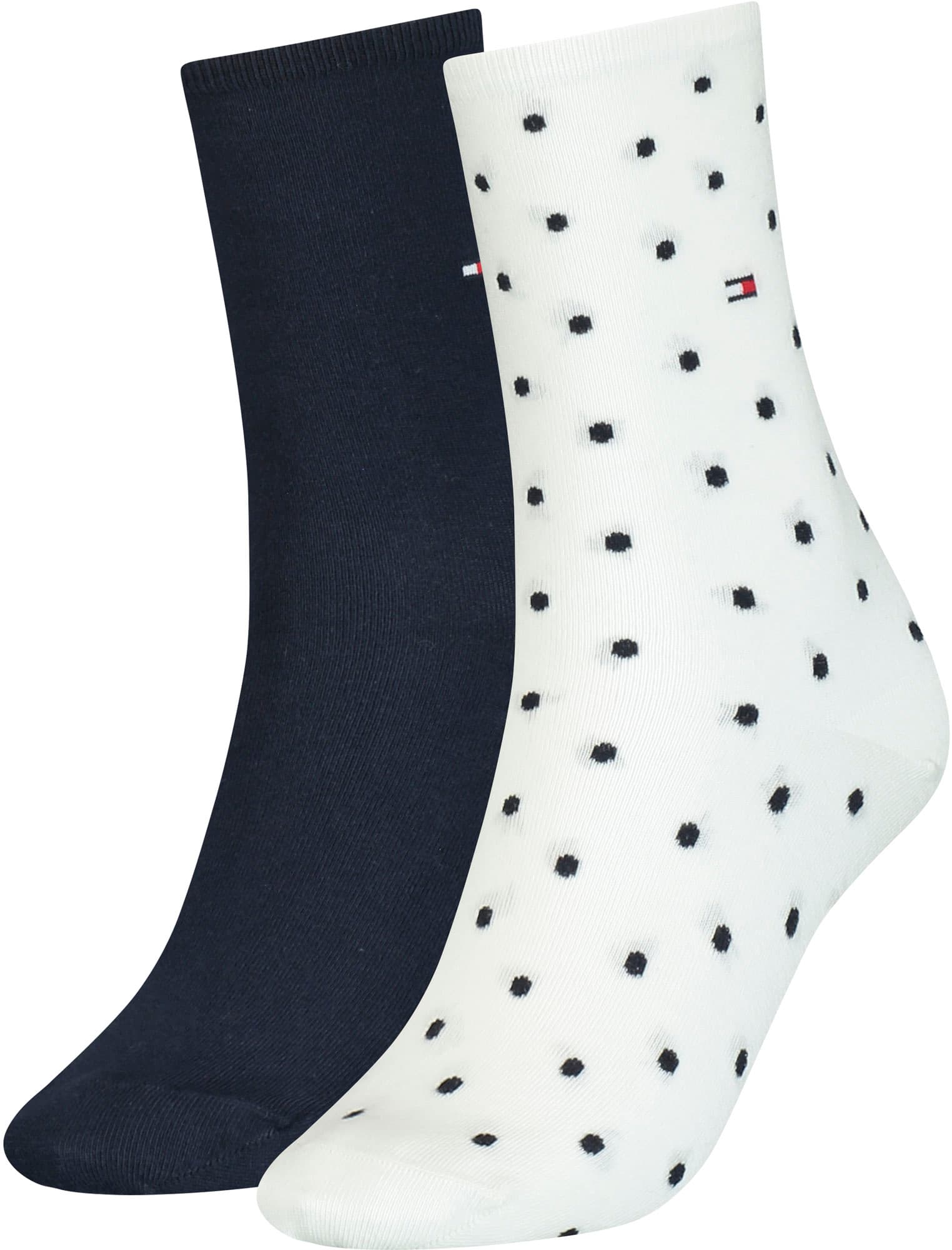 TOMMY HILFIGER Damen Socken Dot 2er Pack