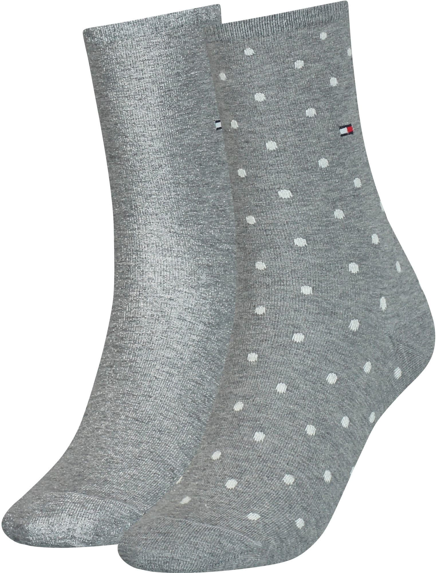 TOMMY HILFIGER Damen Socken Dot 2er Pack