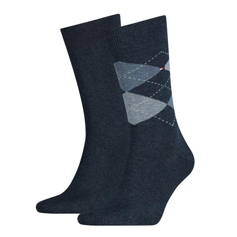 TOMMY HILFIGER Herren Socken Check 2er Pack