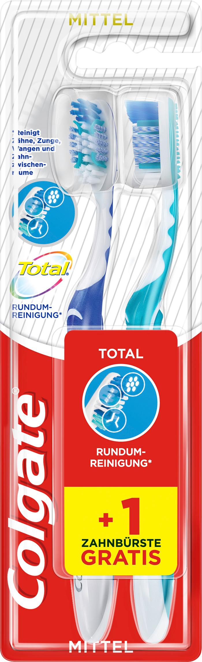Colgate Zahnbürste Total Rundumreinigung Mittel