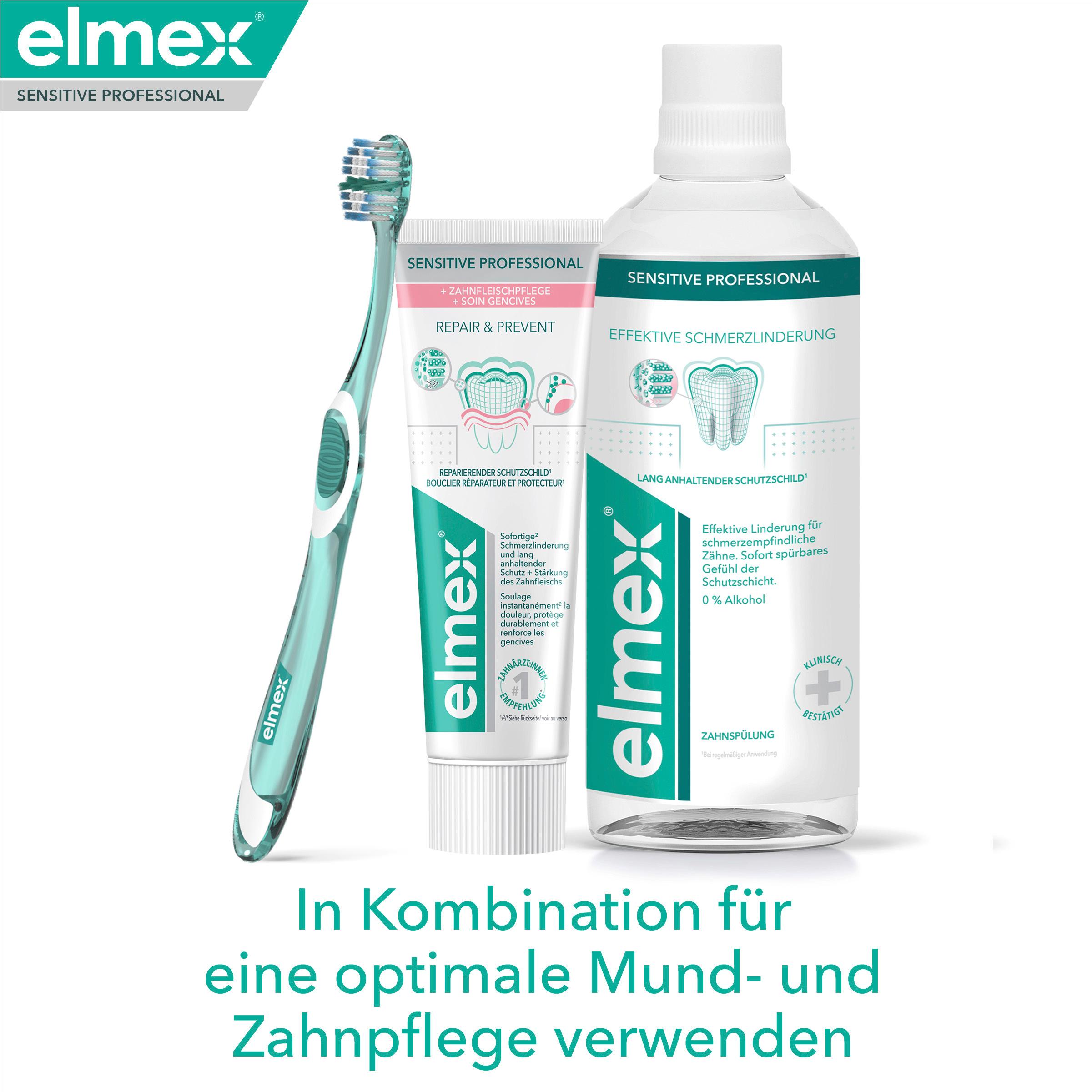 Produktbild elmex Zahnpasta Sensitive Professional Repair&Prevent – Sofortige* Schmerzlinderung und anhaltende Prävention 5 von 10