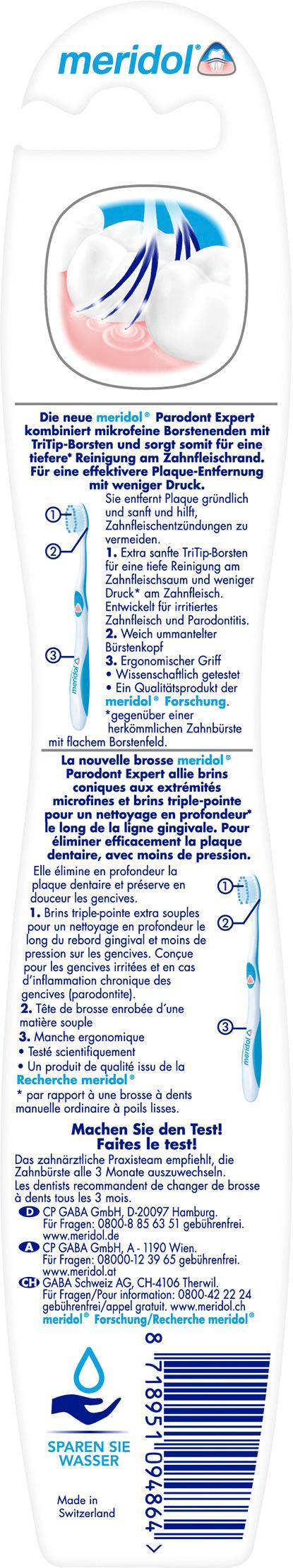 Produktbild Meridol PARODONT EXPERT Zahnbürste 2 von 8
