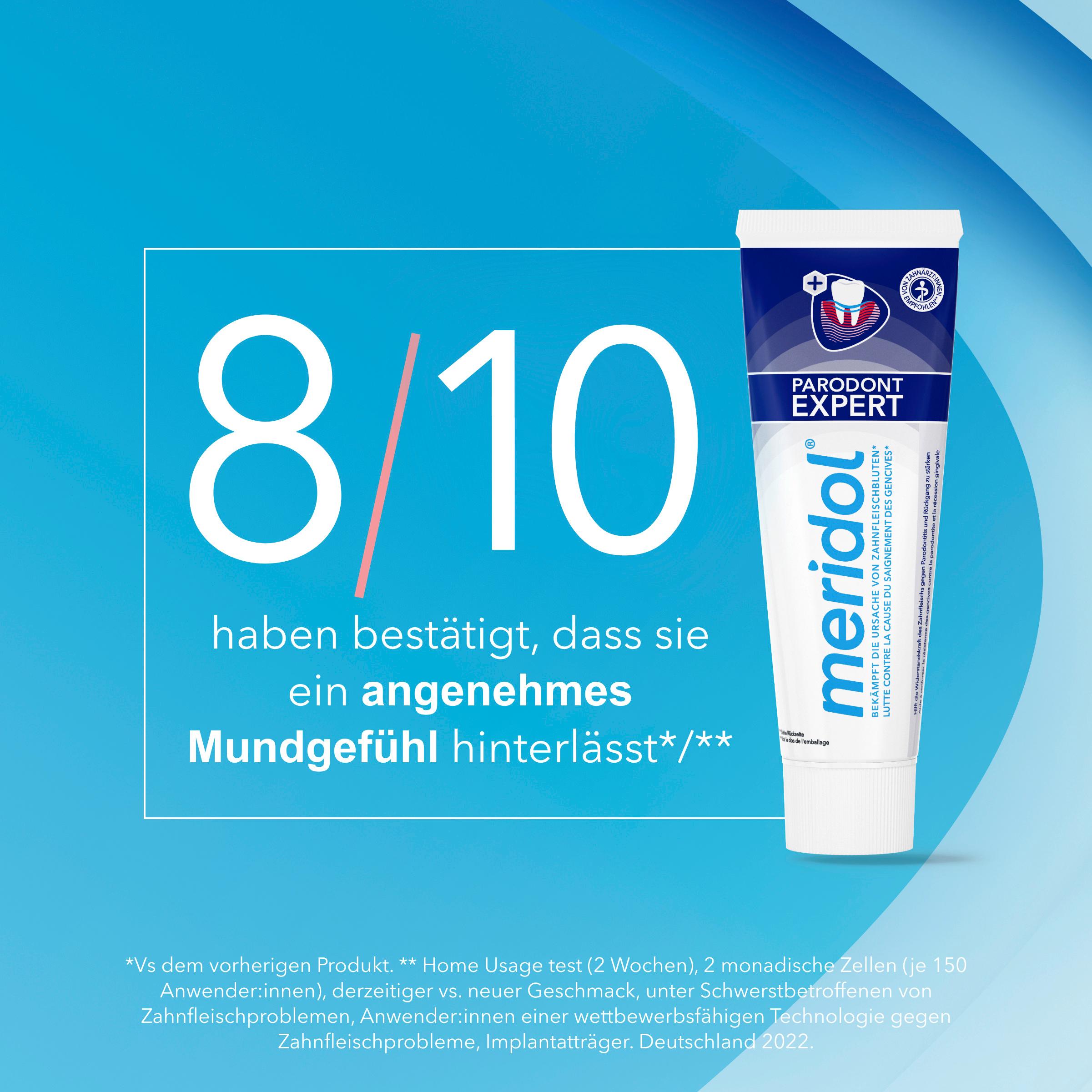 Produktbild meridol Zahnpasta Parodont Expert bei Parodontitis und Zahnfleischrückgang 9 von 11