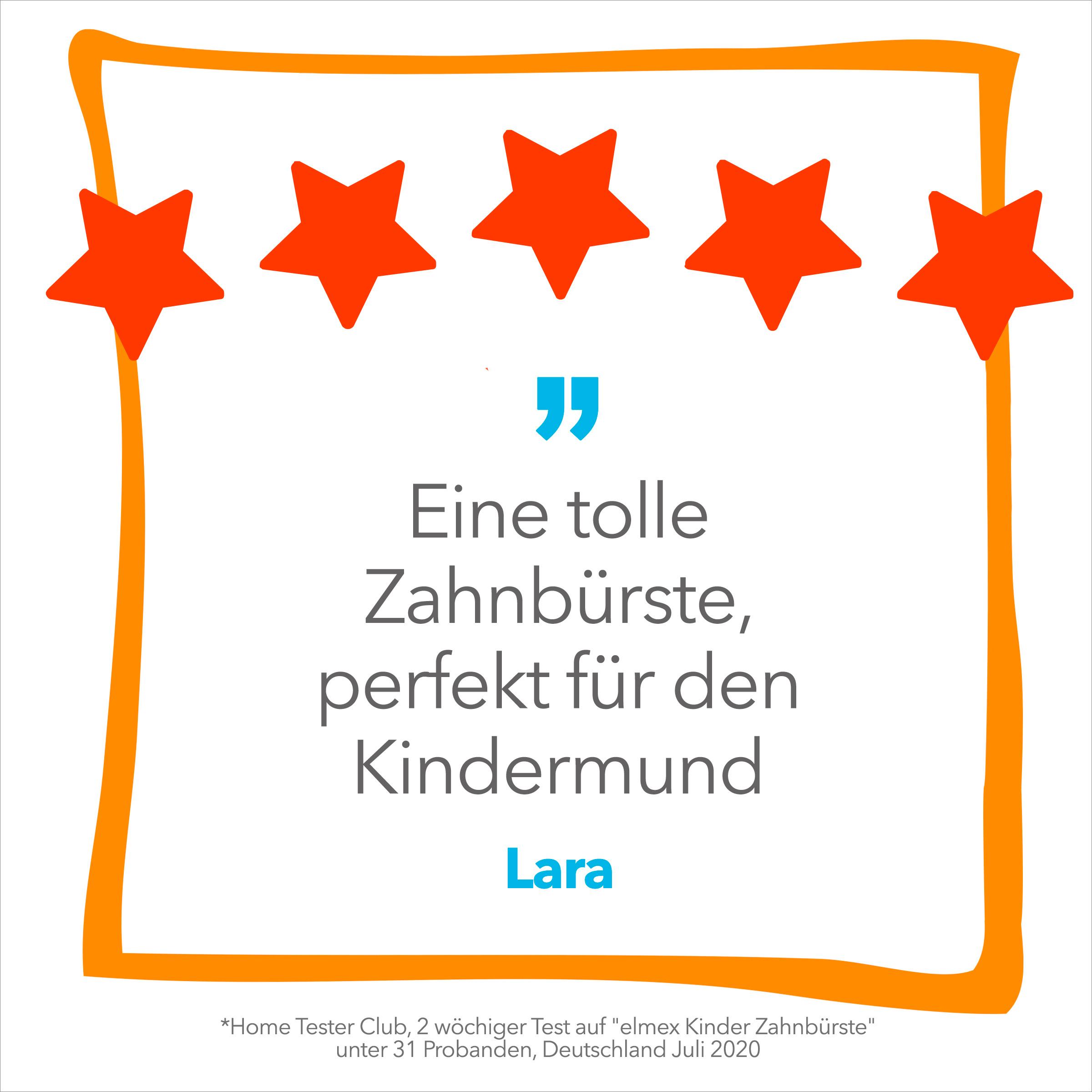 Produktbild elmex Zahnbürste für Kinder im Alter von 2-6 Jahre mit kleinem Bürstenkopf, Doppelpack 4 von 11